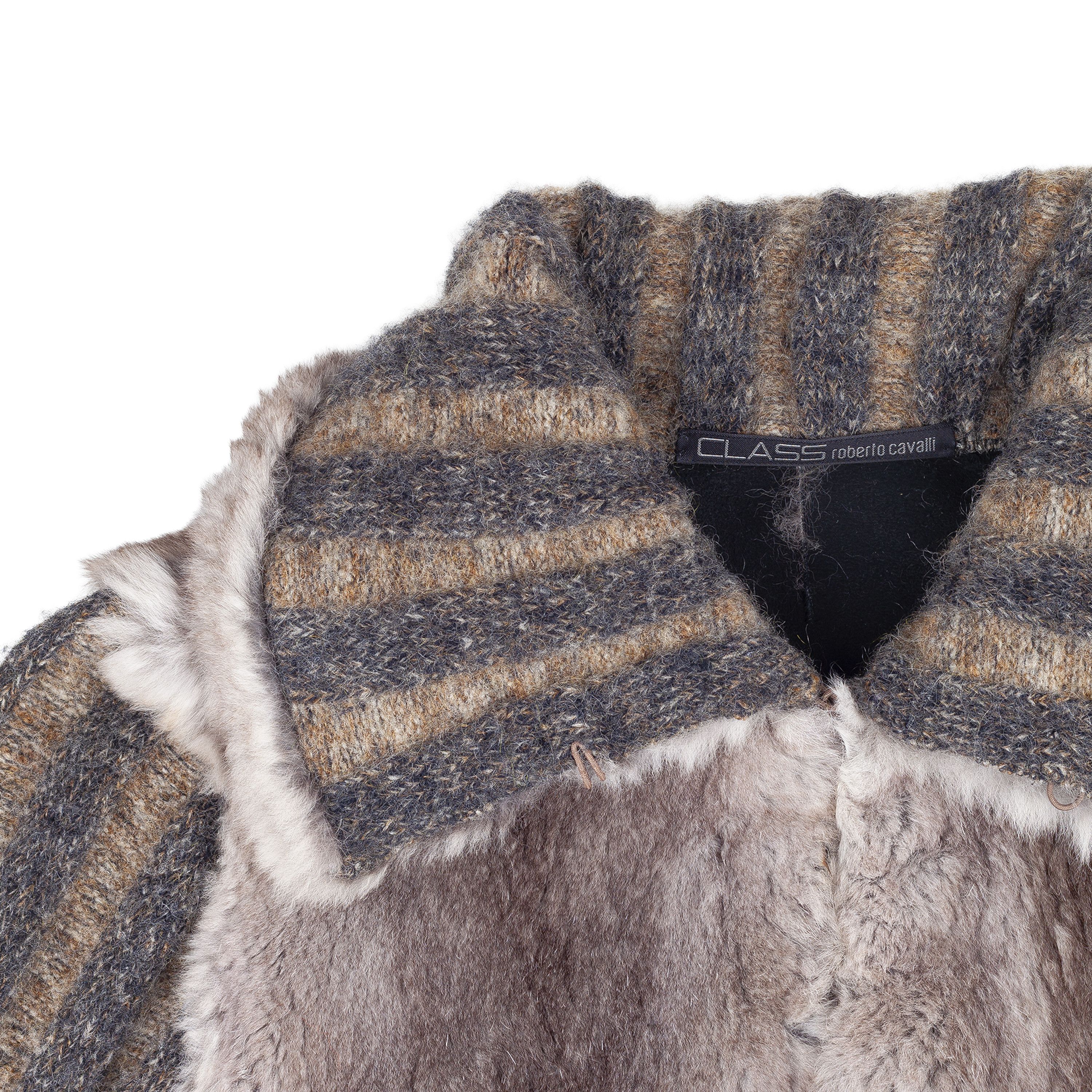 Cavalli Class Roberto Cavalli CLASS Vintage Rabbit Fur Jacket Size M / US 6-8 / IT 42-44 - 6 Thumbnail