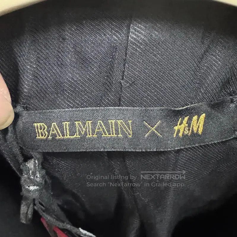 Balmain Balmain Black Cotton Embroidered Long Sleeve Jacket . Size US M / EU 48-50 / 2 - 3 Thumbnail