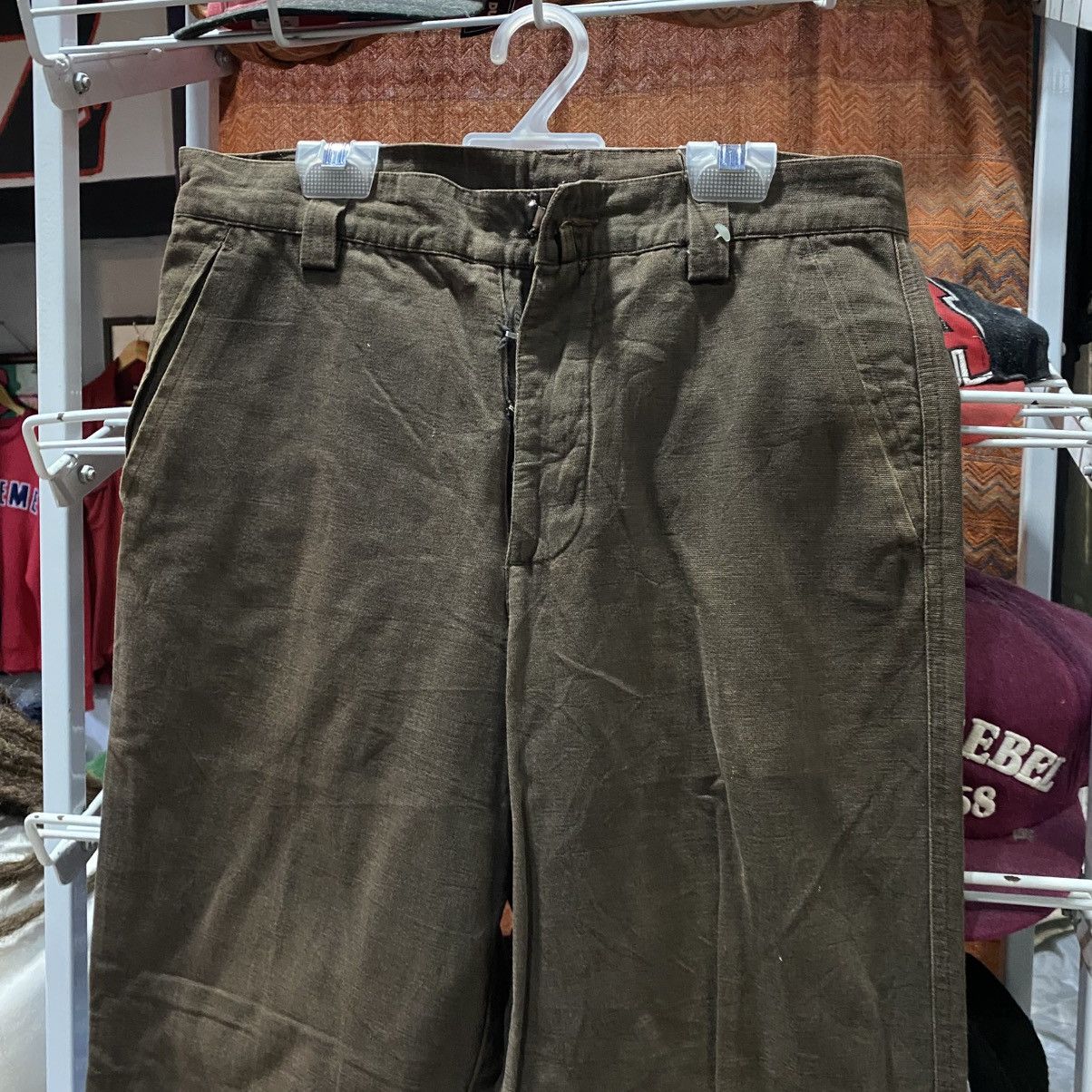 agnes b. Vintage Agnès B. Paris Workwear Pants Brown Made in France Size US 29 - 3 Thumbnail