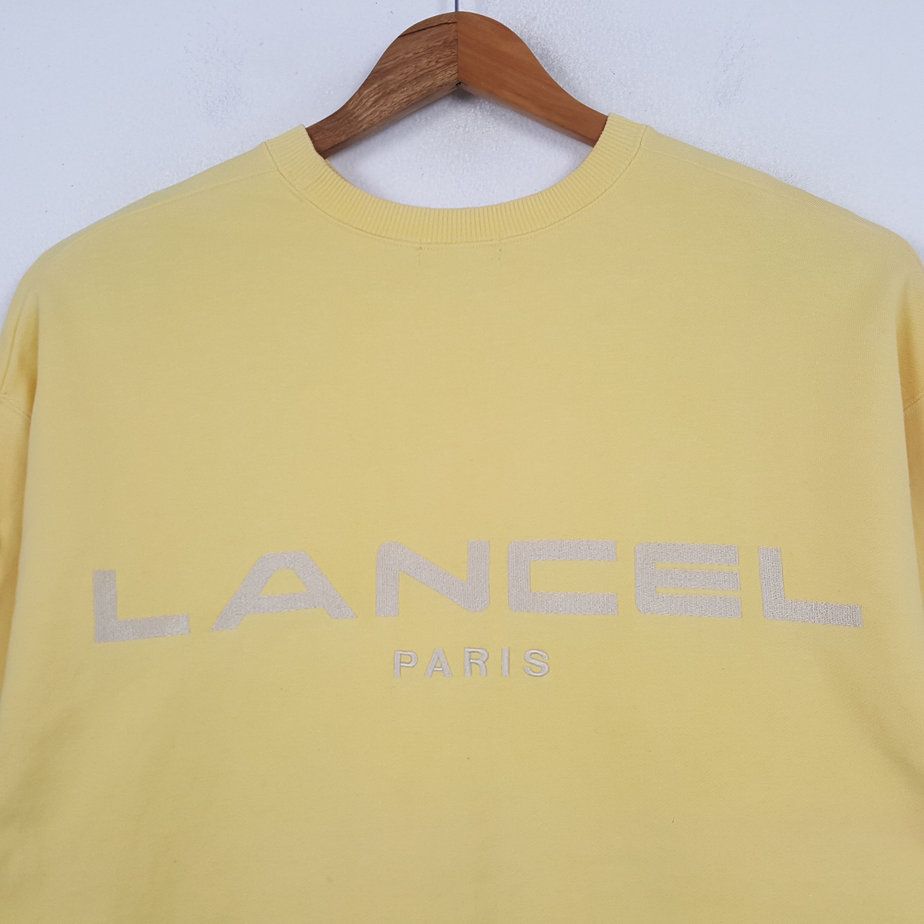 Designer × Lancel × Vintage Vintage LANCEL PARIS Fashion Brand Sweatshirt C293N2 Size US L / EU 52-54 / 3 - 2 Thumbnail