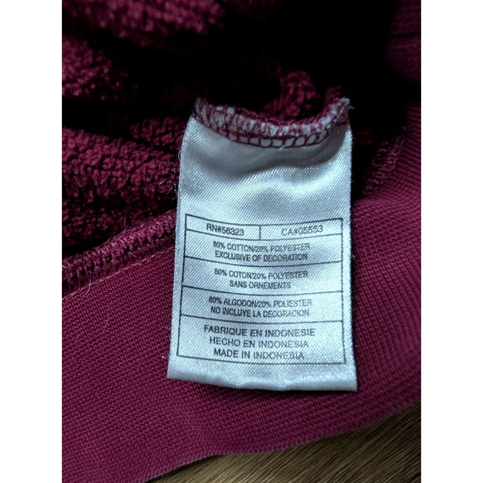 Nike VINTAGE Nike Hoodie Mens M Burgundy Y2K Essential Sportswear Size Excellent Condition Size US M / EU 48-50 / 2 - 3 Thumbnail