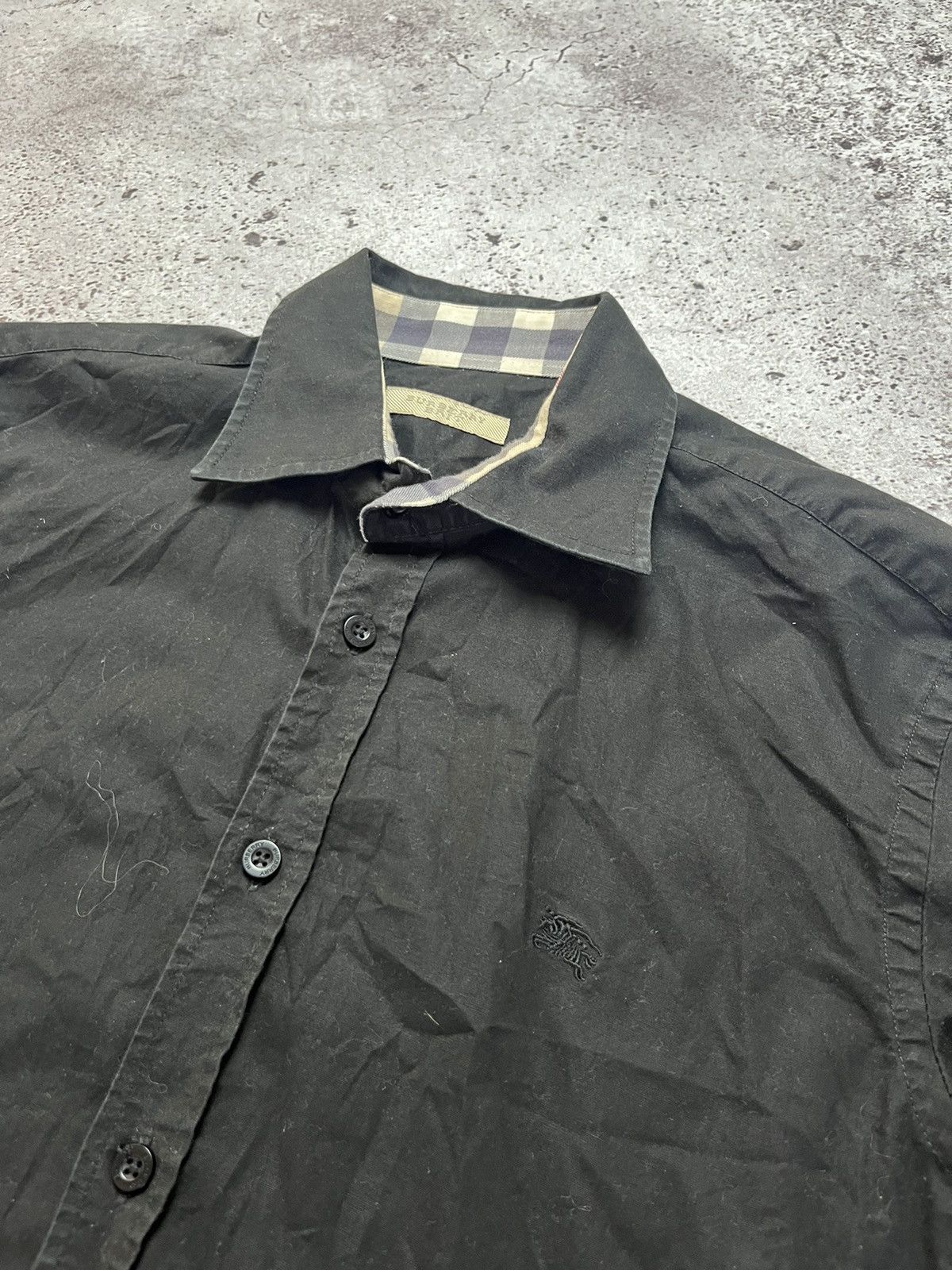 Burberry × Vintage 👔Burberry BRIT Shirt Size M Size US M / EU 48-50 / 2 - 5 Thumbnail