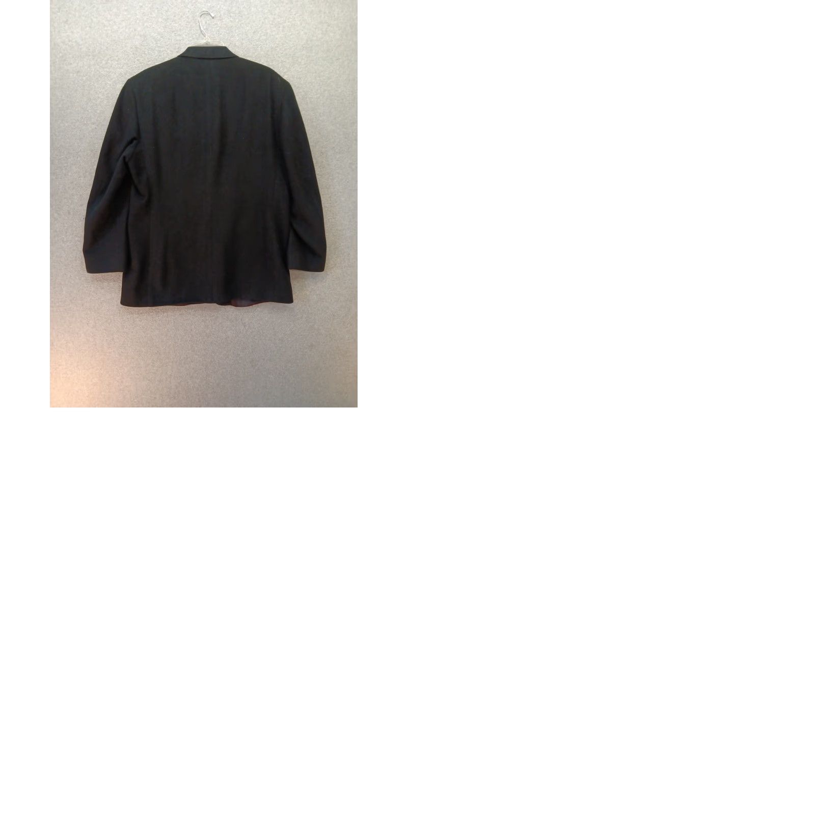 Bill Blass VINTAGE Bill Blass Black Label Blazer Sport Jacket 44R Black 100% Camel Hair USA Size 44R - 10 Thumbnail