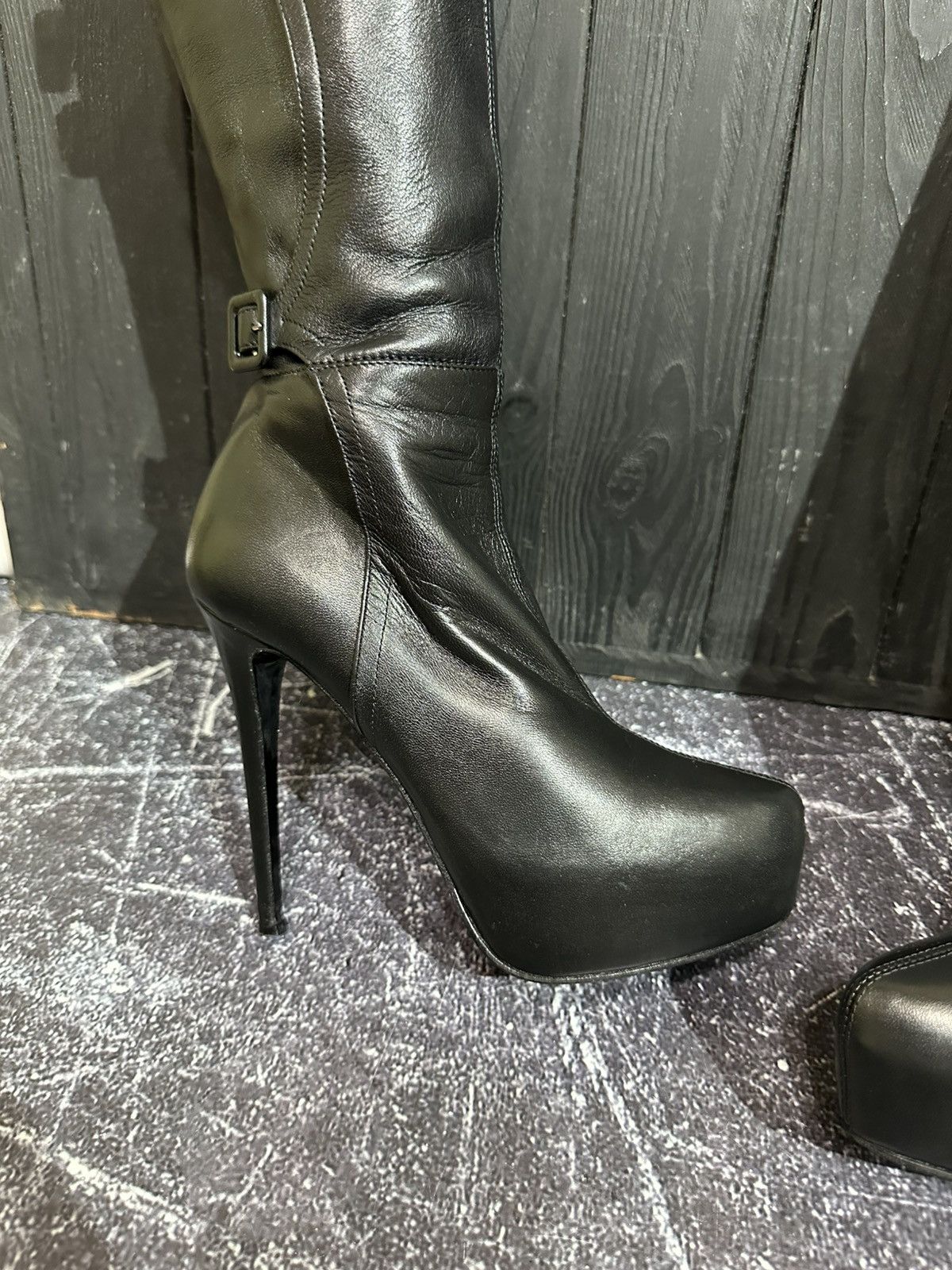 Le Silla LE SILLA STRETCH Nappa Leather Over Knee Platform Boots 35.5 Size US 5.5 / IT 35.5 - 17 Thumbnail