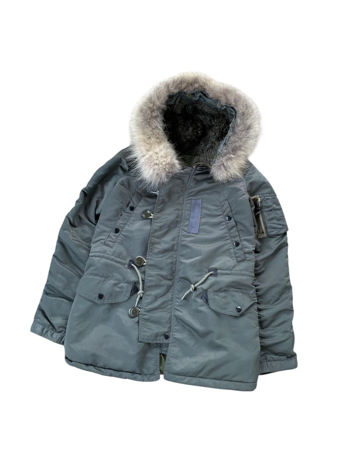 Alpha Industries Vintage n3b fur jacket if six was nine Size US L / EU 52-54 / 3 - 2 Thumbnail