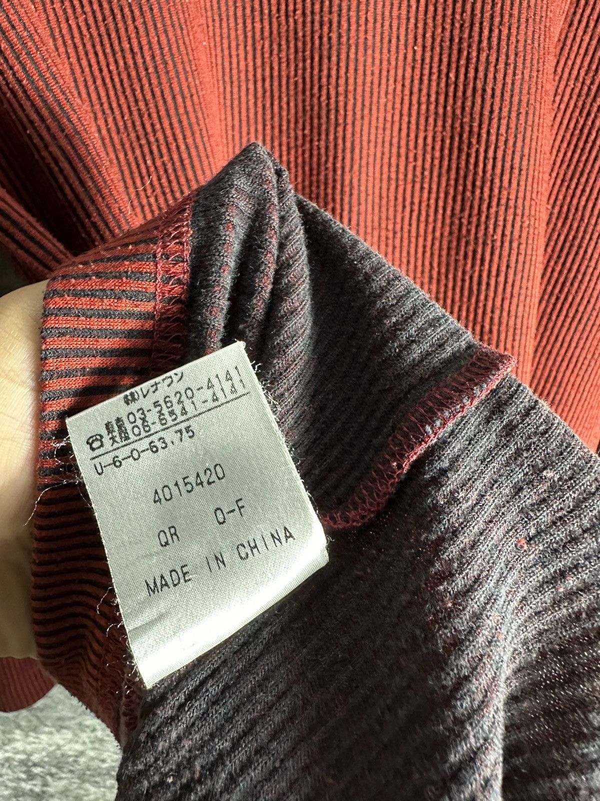 Hiroko Koshino Homme 2000s Archive HIROKO KOSHINO - WESTERN THERMAL LONG SLEEVE Size US M / EU 48-50 / 2 - 7 Thumbnail