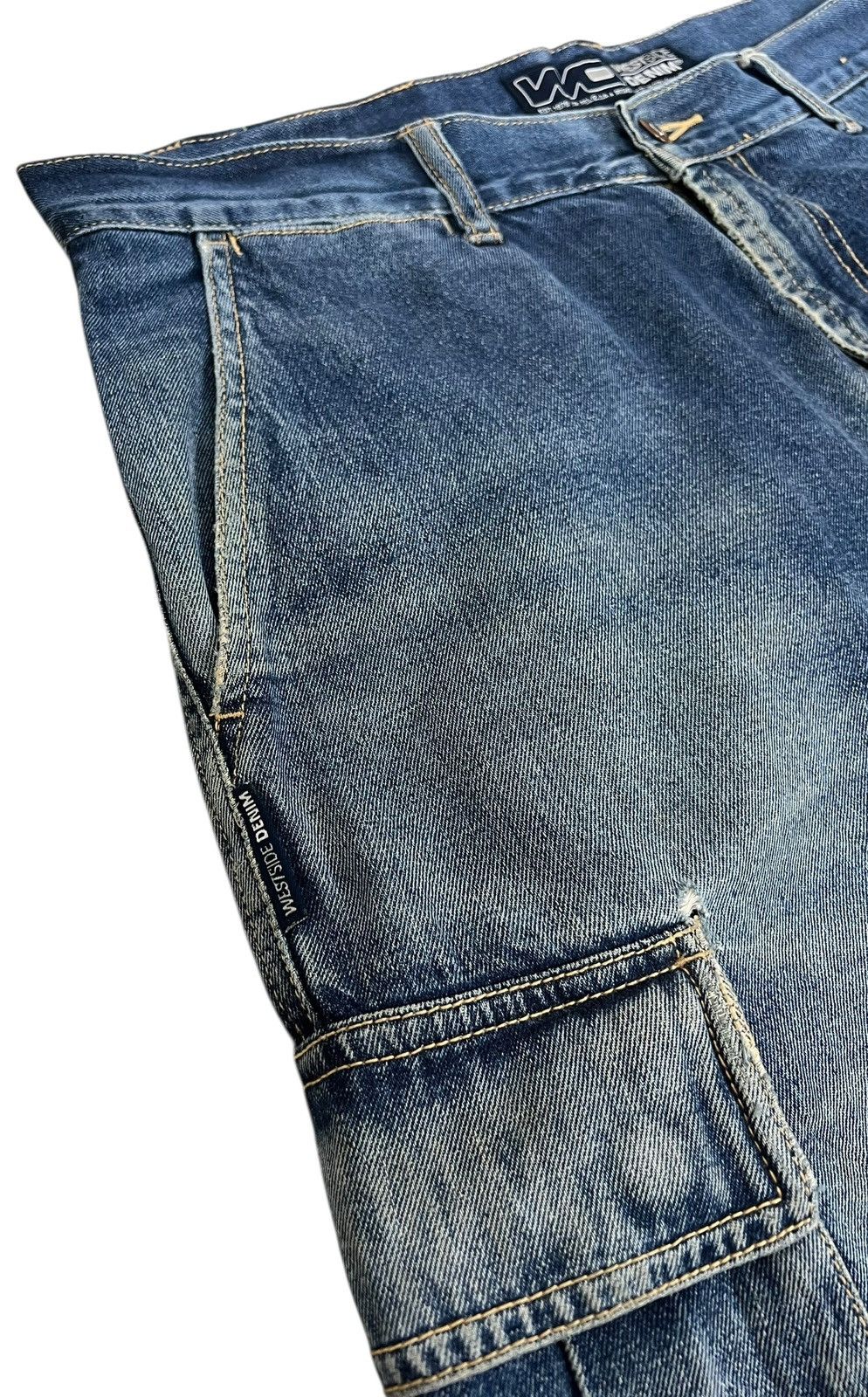 JNCO Vintage Distressed WESTSIDE DENIM Baggy Jeans Size US 36 / EU 52 - 5 Thumbnail