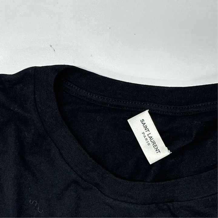 Saint Laurent Paris Saint Laurent Black Heart Graphic T-Shirt for Men-2507 Size US XXL / EU 58 / 5 - 3 Thumbnail