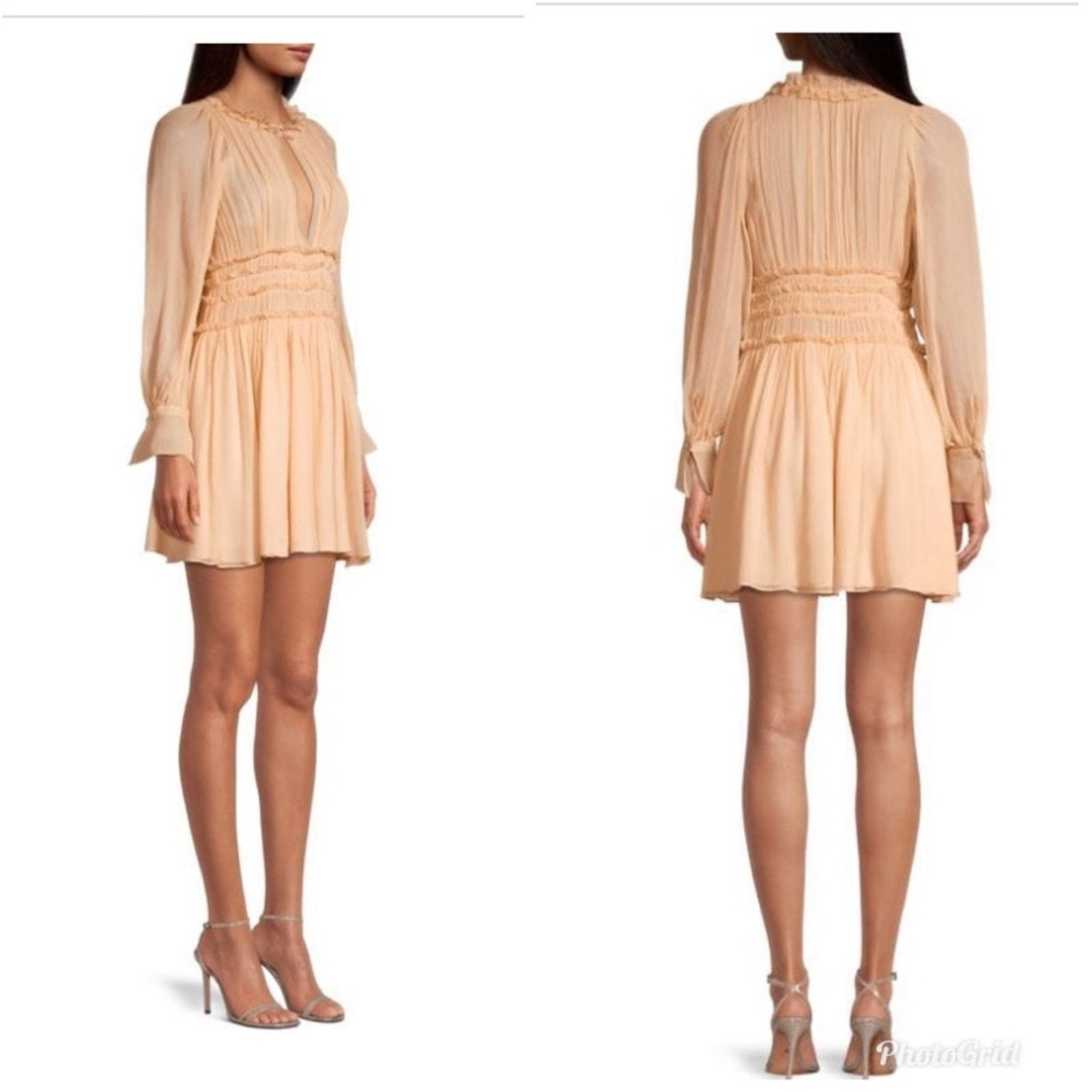 Rebecca Taylor Rebecca Taylor Silk Keyhole Mini Dress Blush pink Size 0 Size XS / US 0-2 / IT 36-38 - 1 Thumbnail