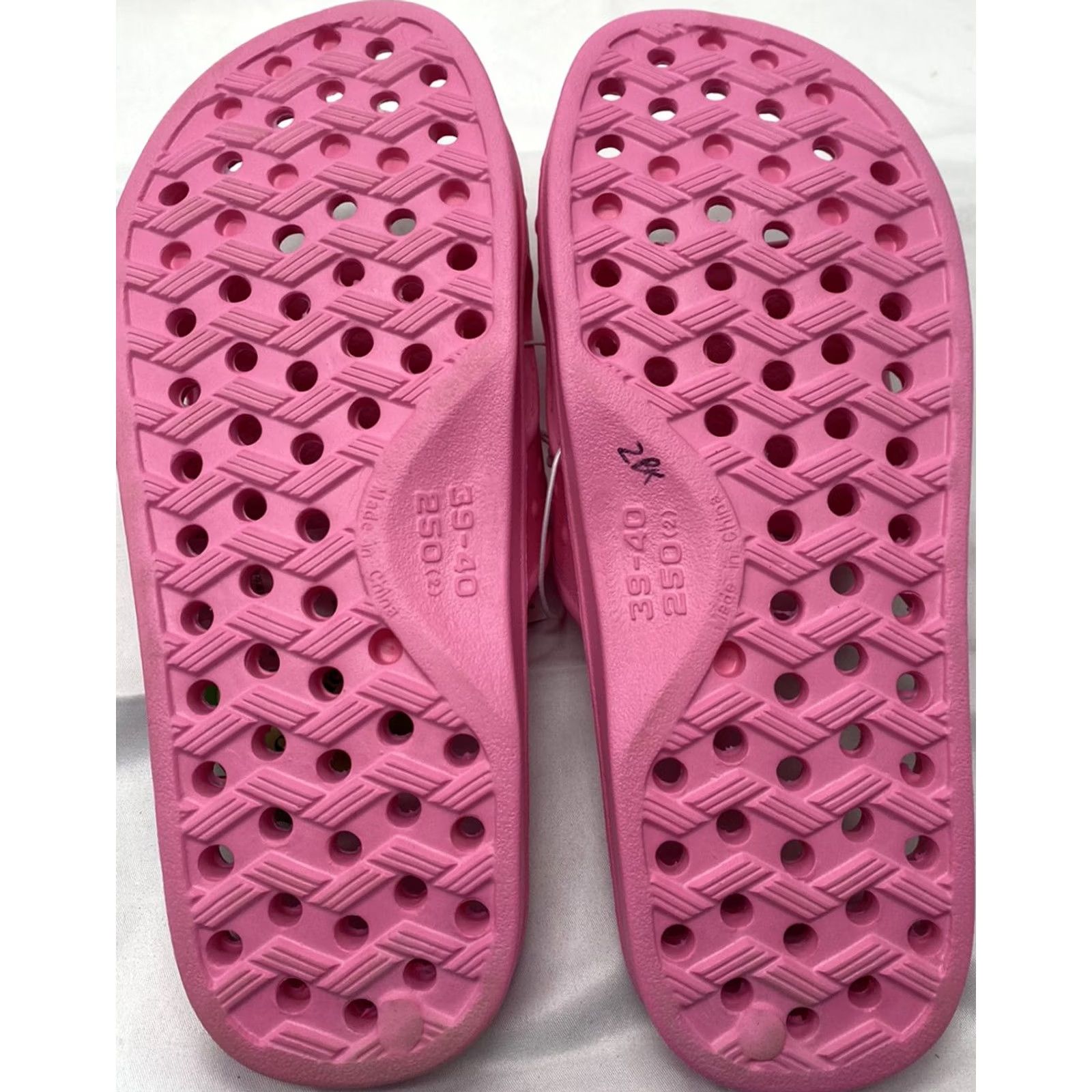 Greats VINTAGE Home Story Pink comfortable Slides Womens 7/8 Rubber Cushioned Beach Slide Mens Girls Boys Size US 8 / IT 38 - 3 Thumbnail