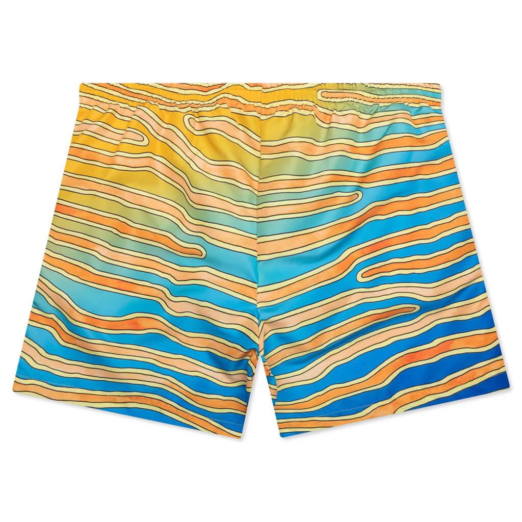 Casablanca o1mle0326 Printed Swim Trunks Shorts in Multicolor Size US 32 / EU 48 - 2 Thumbnail