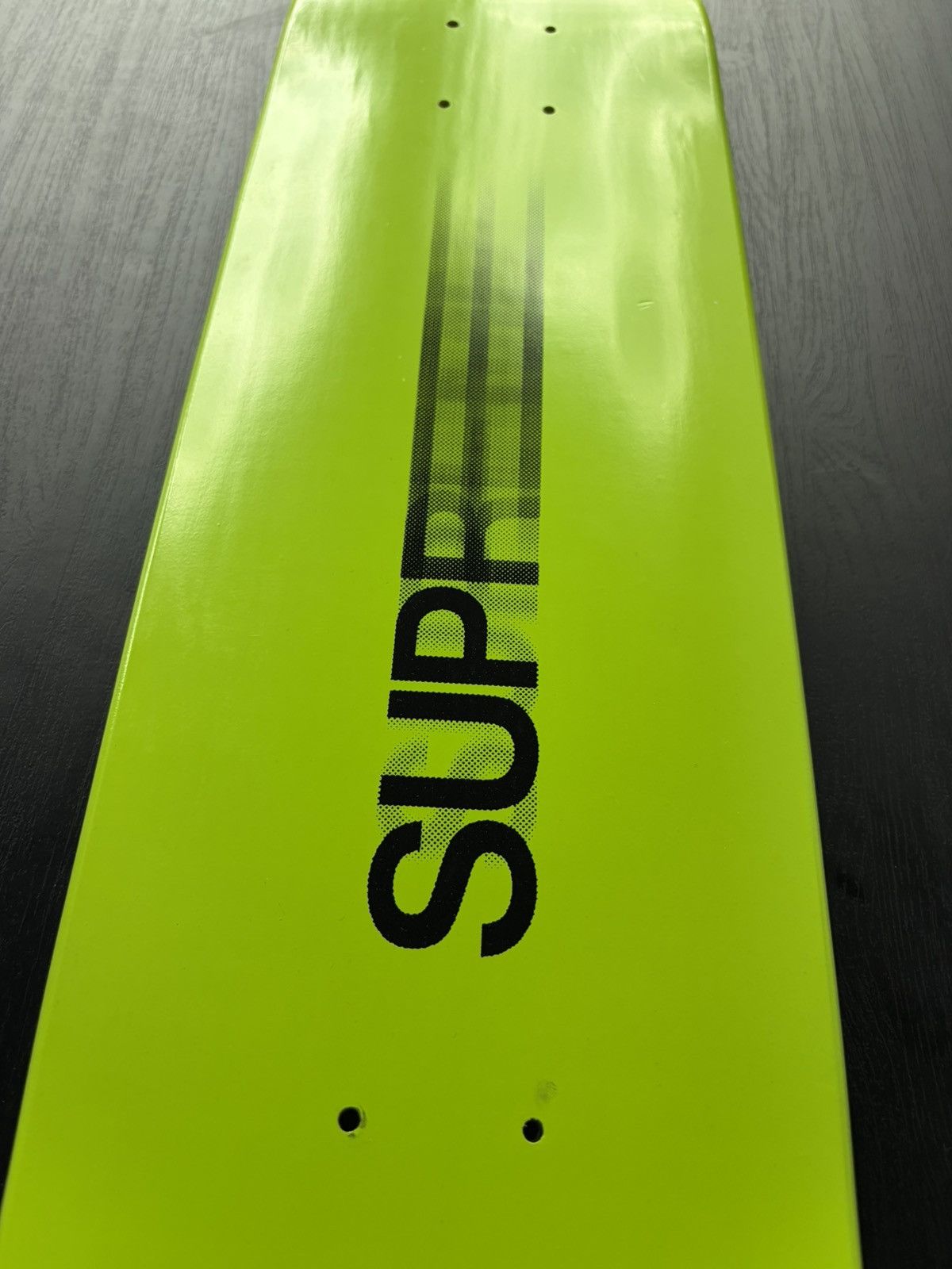 Supreme Supreme Motion Logo Cruiser Skateboard Deck Lime Size ONE SIZE - 2 Thumbnail