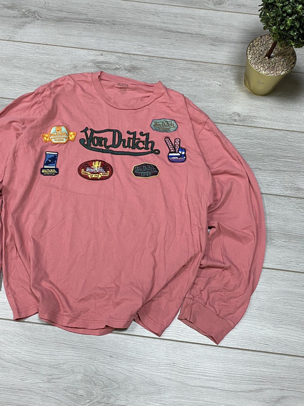 Von Dutch Von Dutch vintage multi logo big long sleeve Size US XXL / EU 58 / 5 - 1 Thumbnail