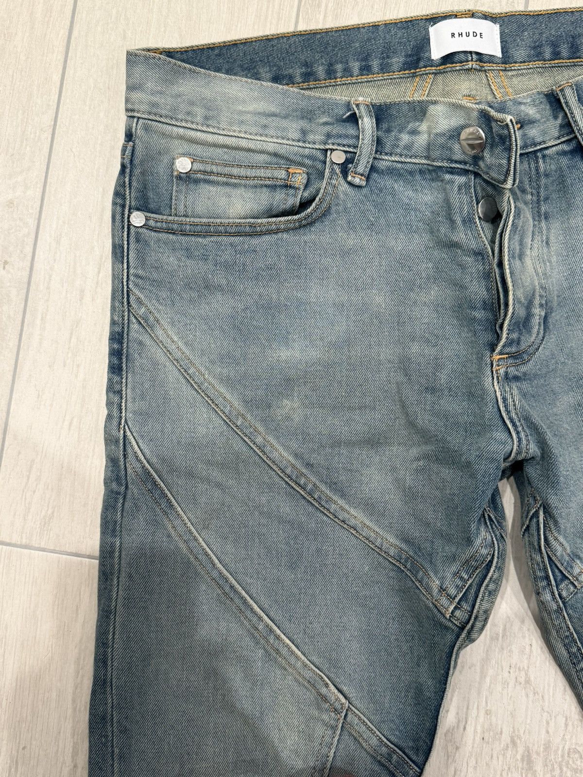 Rhude Rhude Rhoadster Denim Size US 33 - 2 Thumbnail