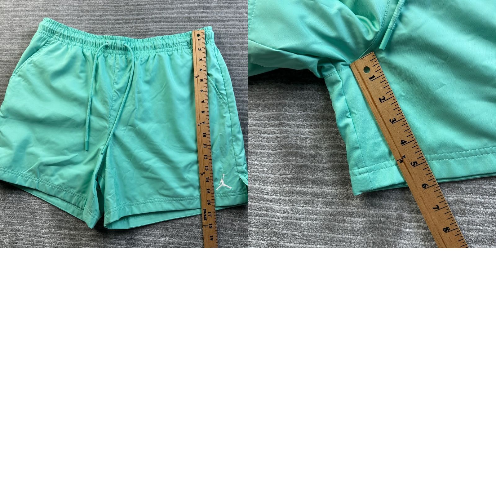 Nike Jordan Shorts Mens Extra Large Mint Green Poolside Basketball Gym 6" Size US 36 / EU 52 - 8 Thumbnail