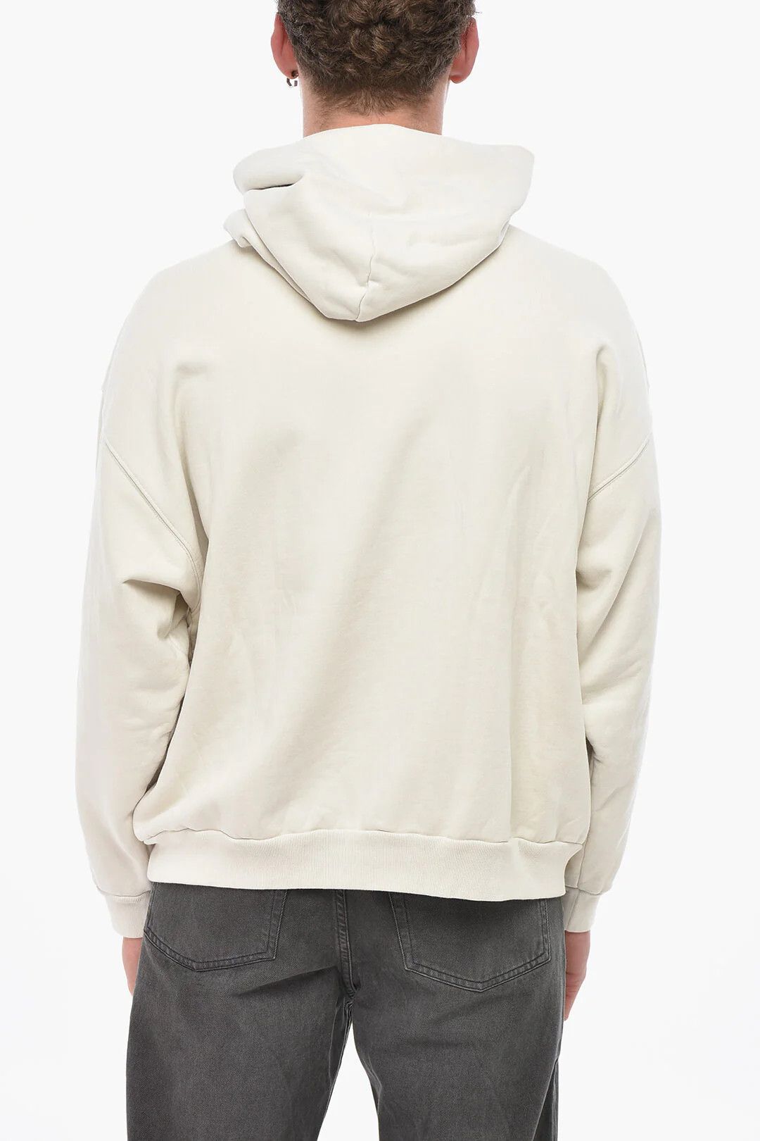 Balenciaga og1mm0426 Cotton Hoodie in Beige Size US XS / EU 42 / 0 - 2 Thumbnail
