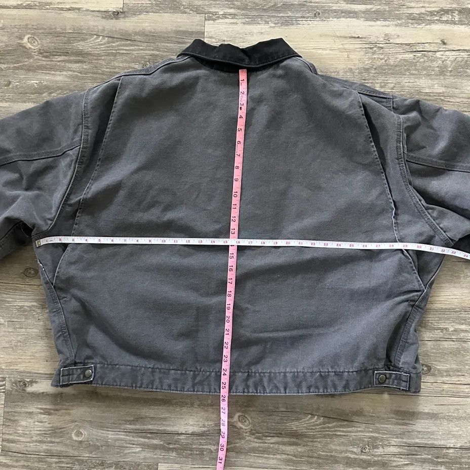 Carhartt Vintage J97 GVL Gravel Gray Detroit Blanket Lined Jacket Size US XXL / EU 58 / 5 - 6 Thumbnail