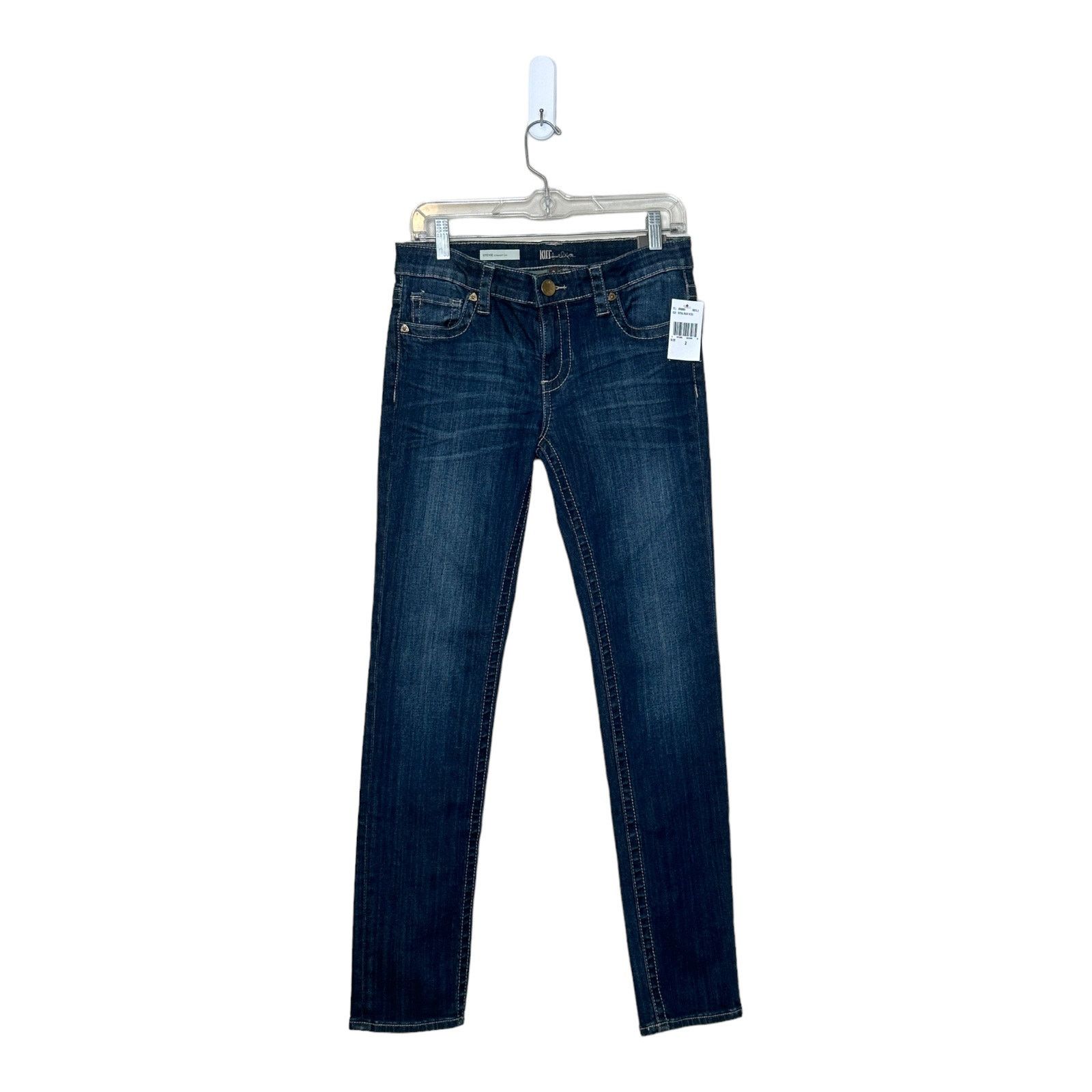From The First KUT Stevie blue straight legs stretch jeans size 2 Size 26" / US 2 / IT 38 - 11 Thumbnail