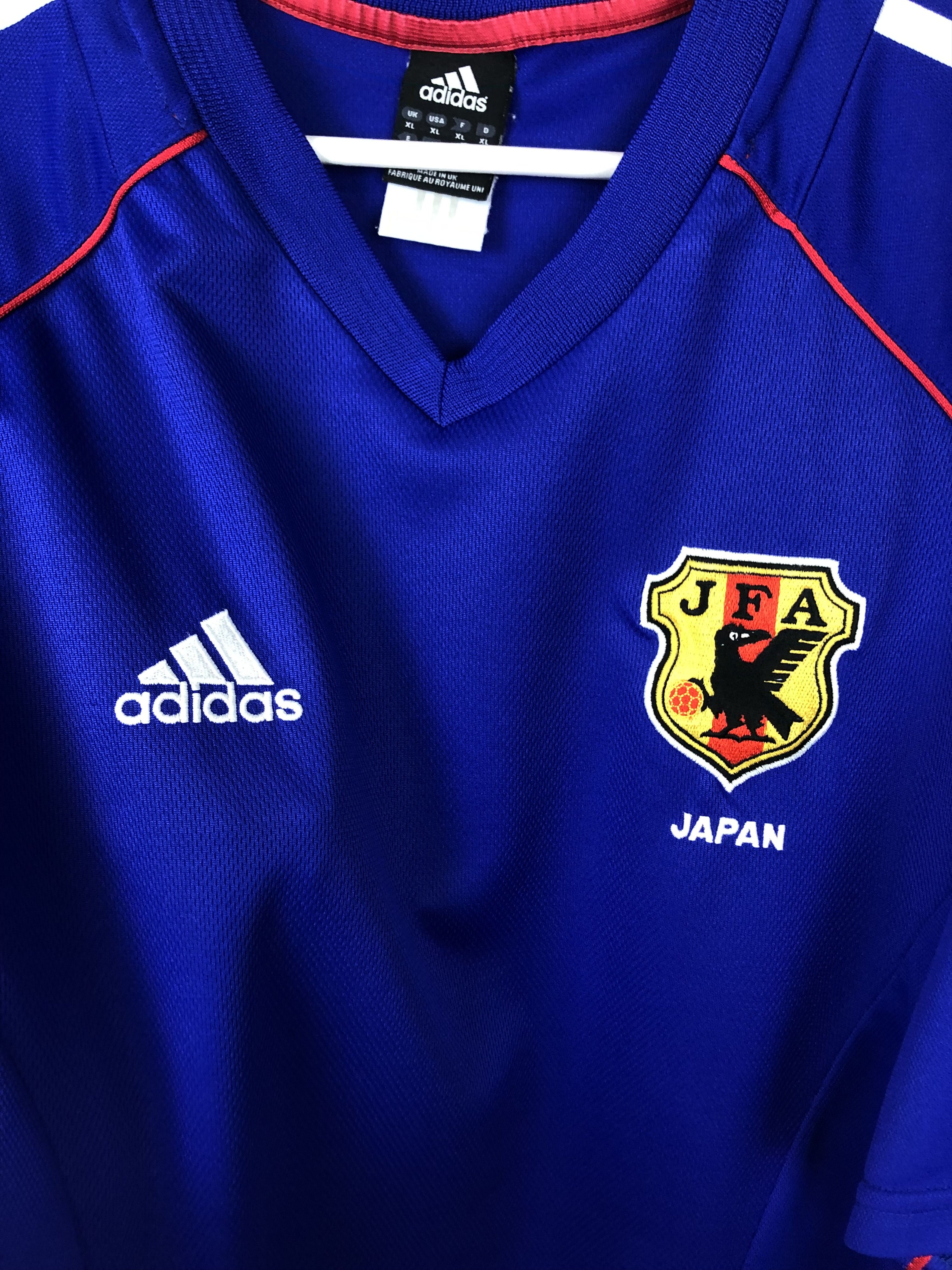 Adidas Japan Home football shirt 2002 Soccer Adidas Jersey National Size US XL / EU 56 / 4 - 4 Thumbnail