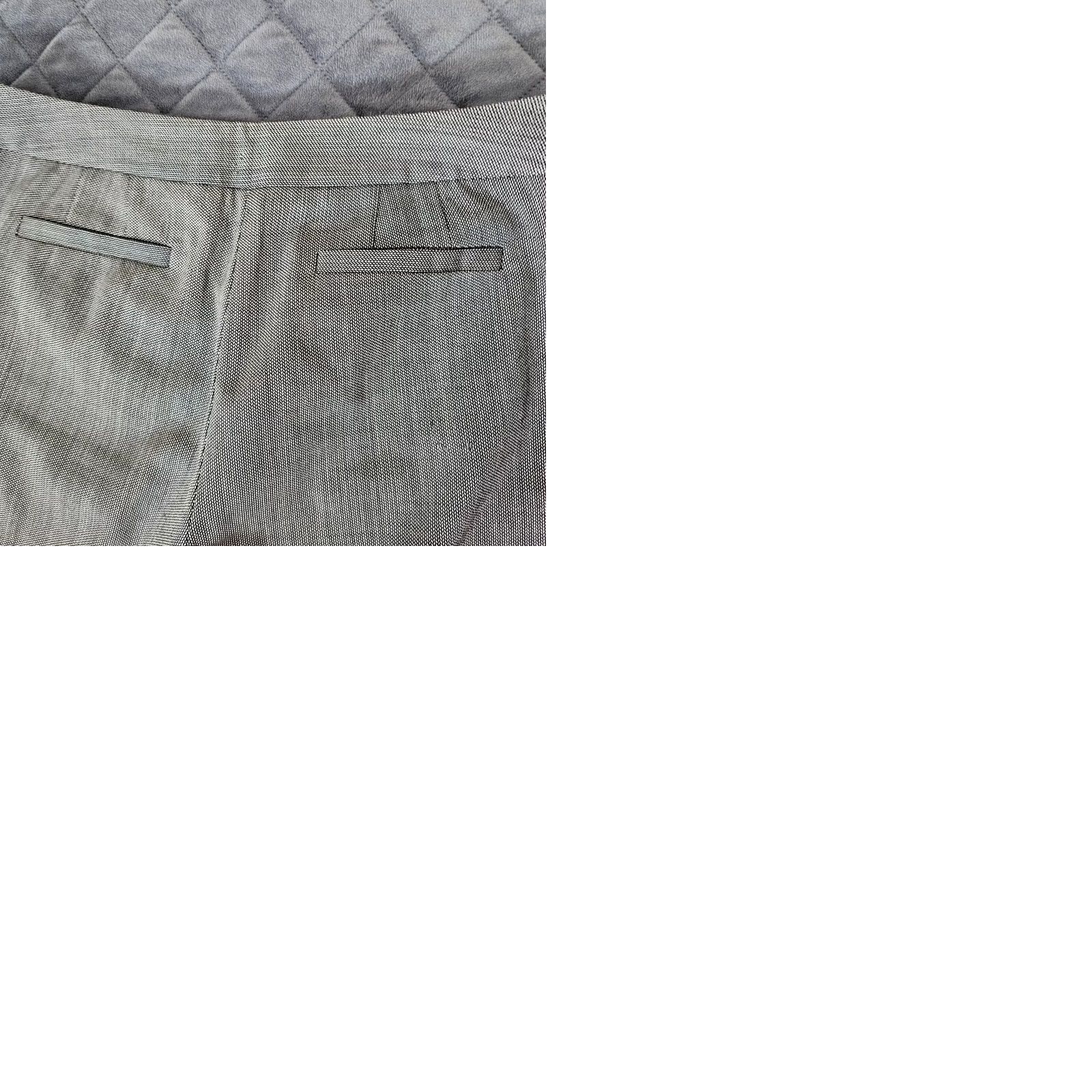 Ann Taylor Ann Taylor Wool Pants Women's Size 4 Gray Multi Fleck Lined Dress Pants Flat Front Stretch Cuffed Regular 31.5in Inseam Womens Size 28" / US 6 / IT 42 - 9 Thumbnail