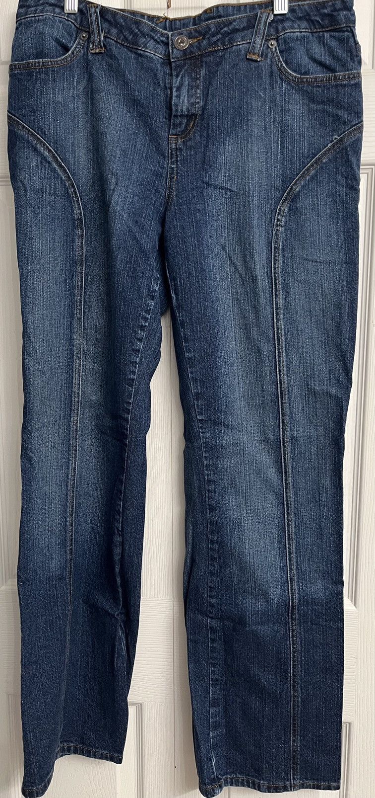 Jennifer Lopez JLO Medium Wash Flare Leg Size 15 Jeans Size 38" / US 16 / IT 52 - 1 Thumbnail
