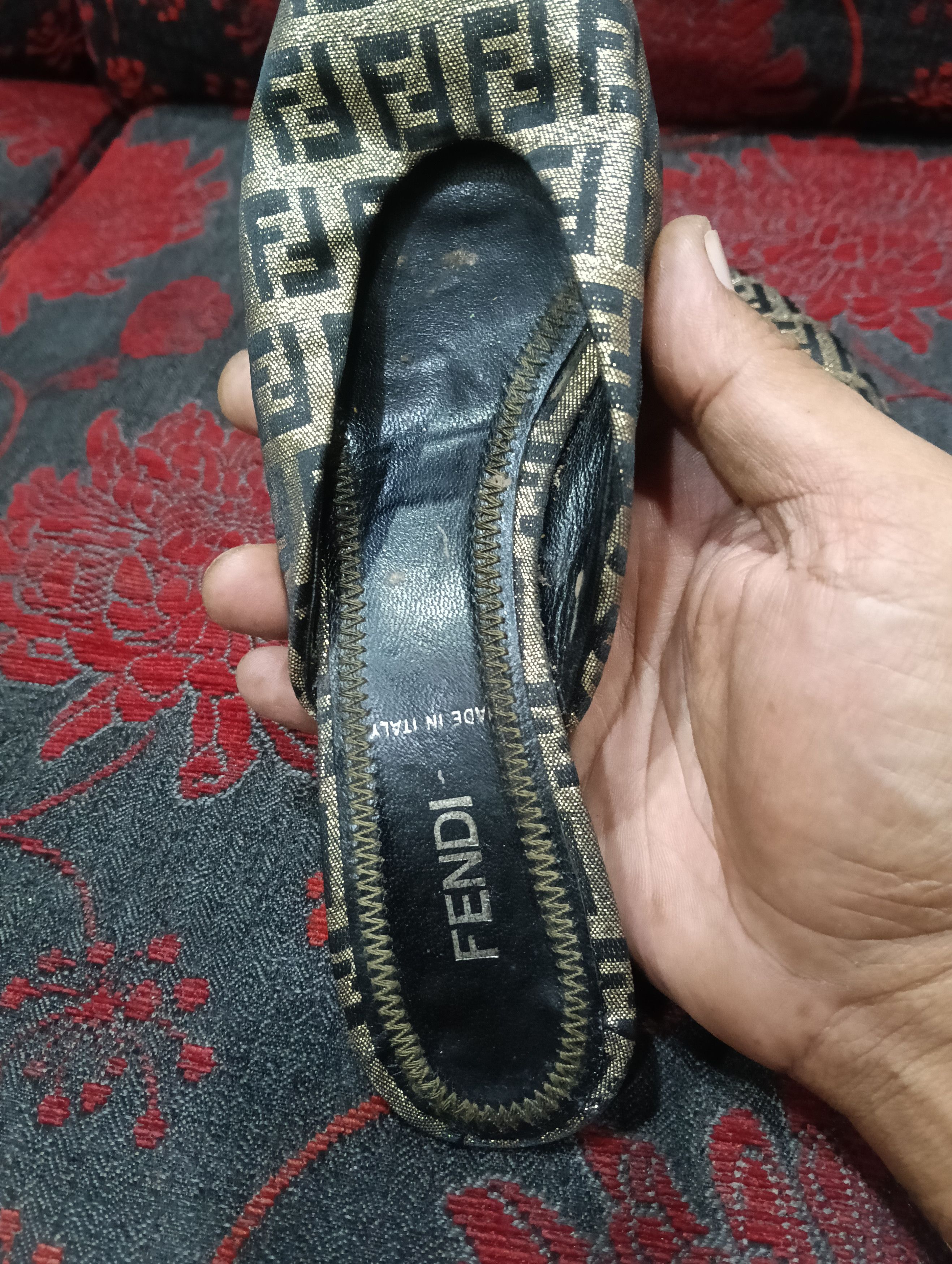 Fendi Vintage Fendi Monogram Vero Cuoio Size US 5 / IT 35 - 7 Thumbnail