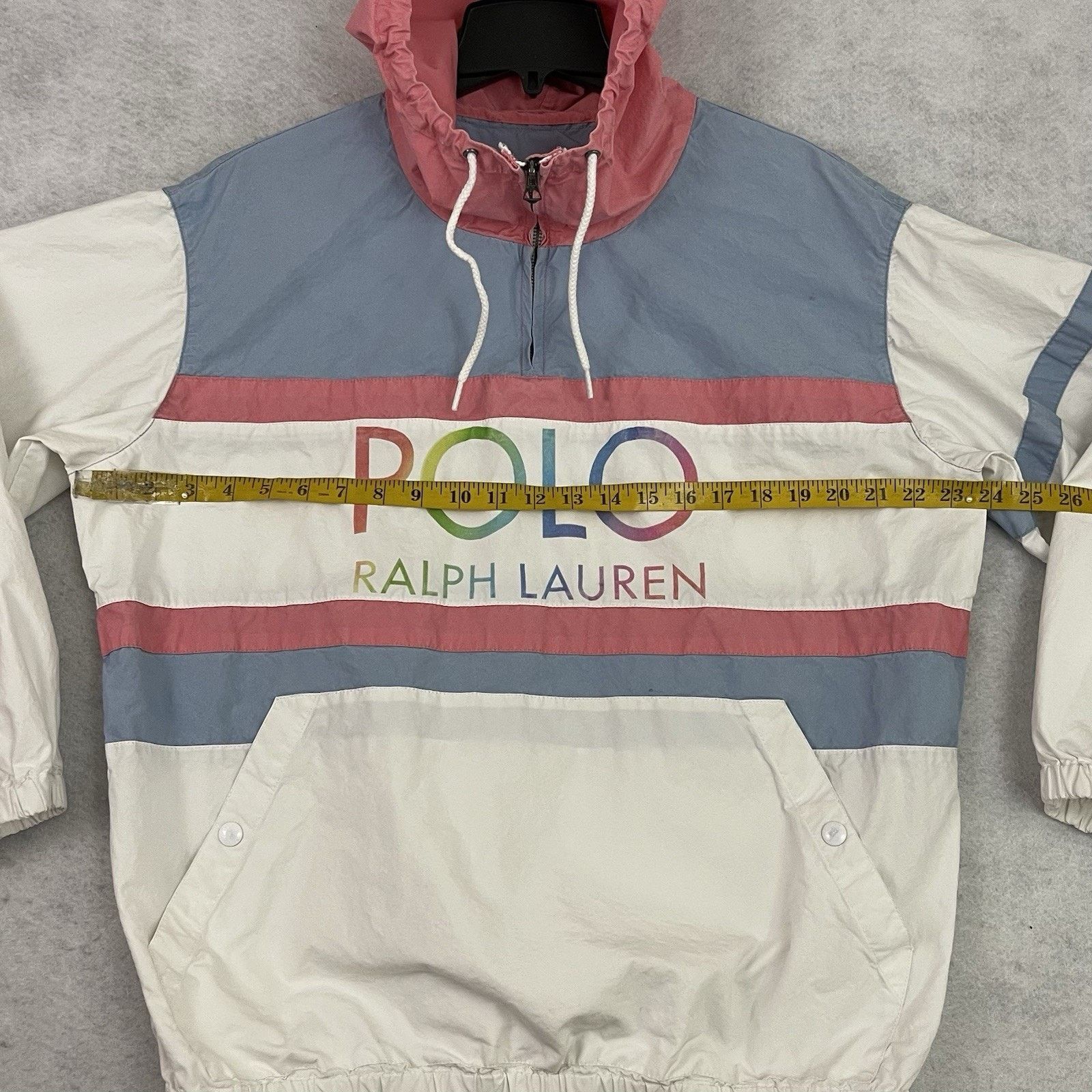 Polo Ralph Lauren Polo Ralph Lauren Jacket Womens Small Color Block Pullover Size S / US 4 / IT 40 - 4 Thumbnail