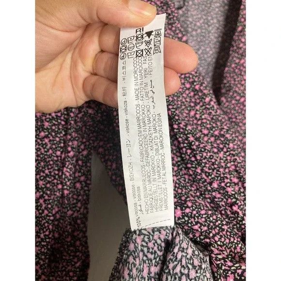 Zara Zara double breasted floral ditsy long sleeve romper Size L / US 10 / IT 46 - 3 Thumbnail
