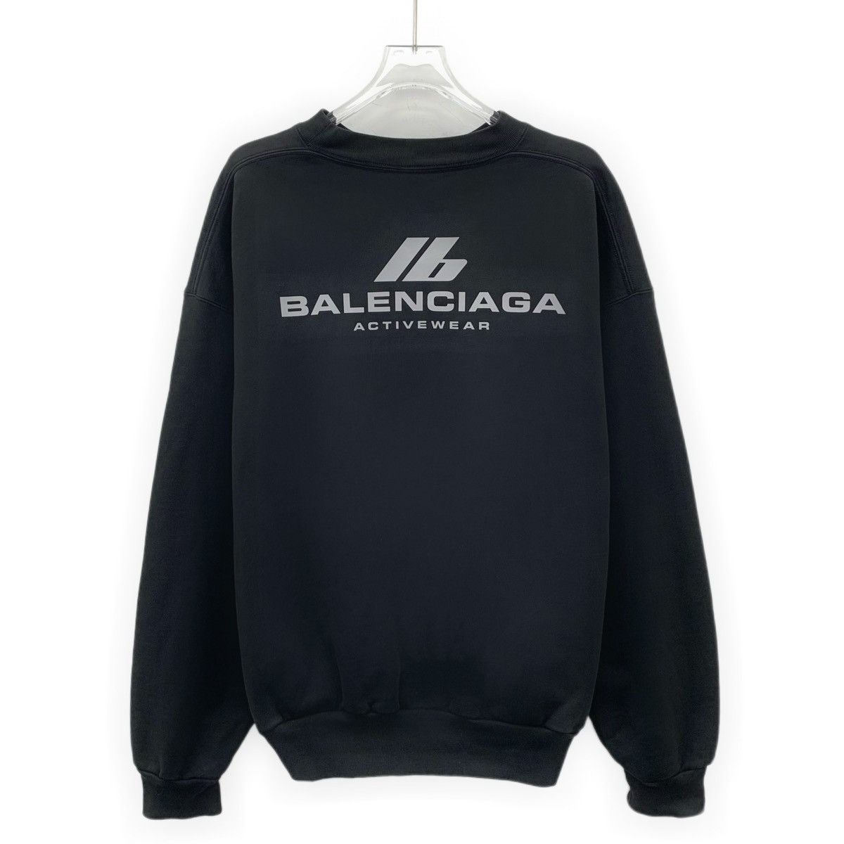 Balenciaga Balenciaga 24 Style Black Logo Printed Sweatshirt K26WX Size US S / EU 44-46 / 1 - 2 Thumbnail