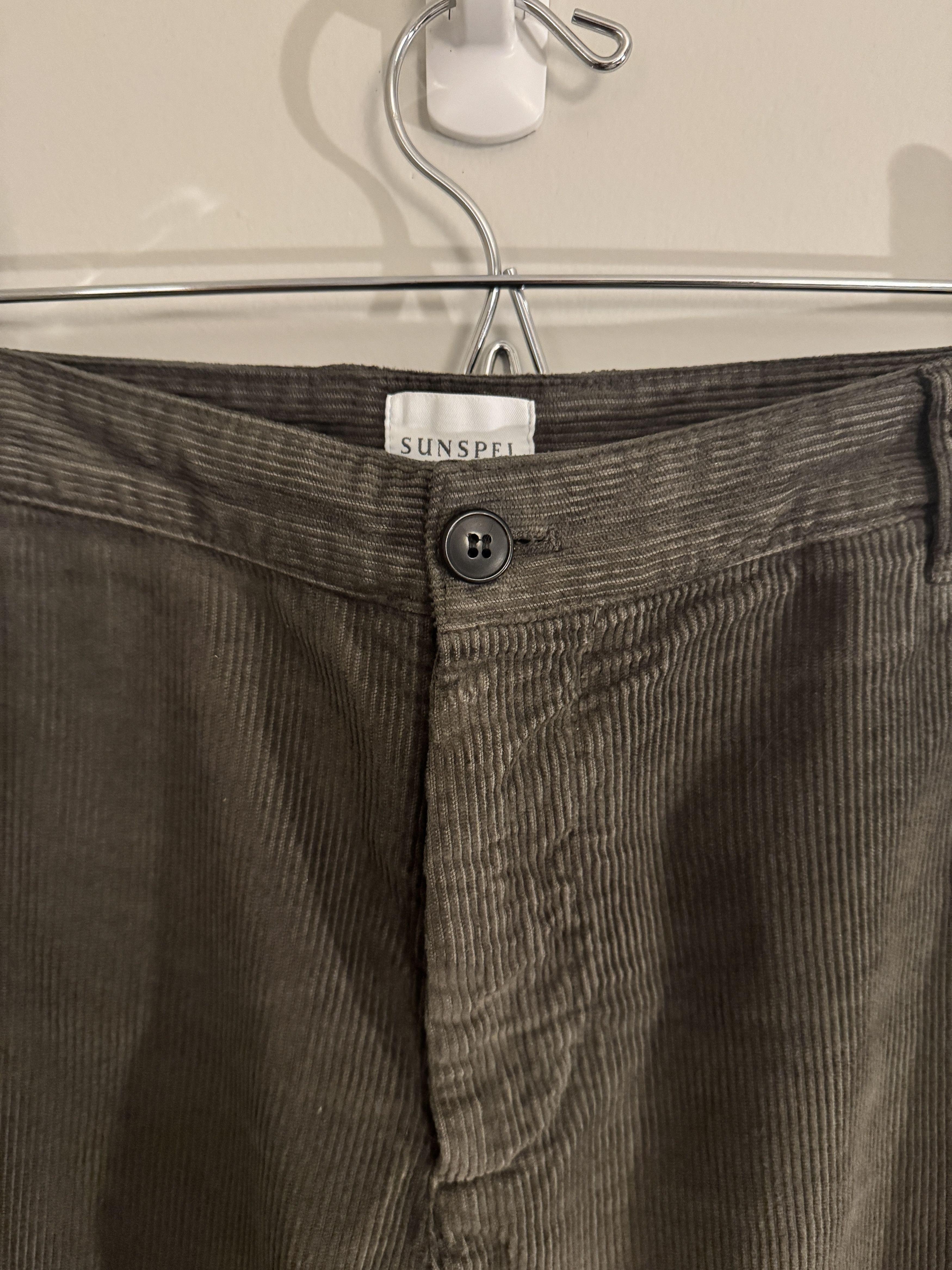 Sunspel Corduroy Chore Trousers Size US 32 / EU 48 - 3 Thumbnail