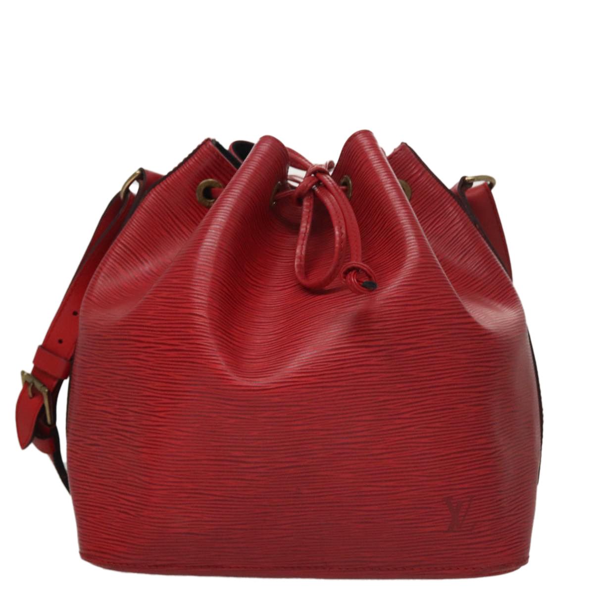 Louis Vuitton Petit Noé Red Leather Shoulder Bag (Pre-Owned) Size ONE SIZE - 1 Thumbnail
