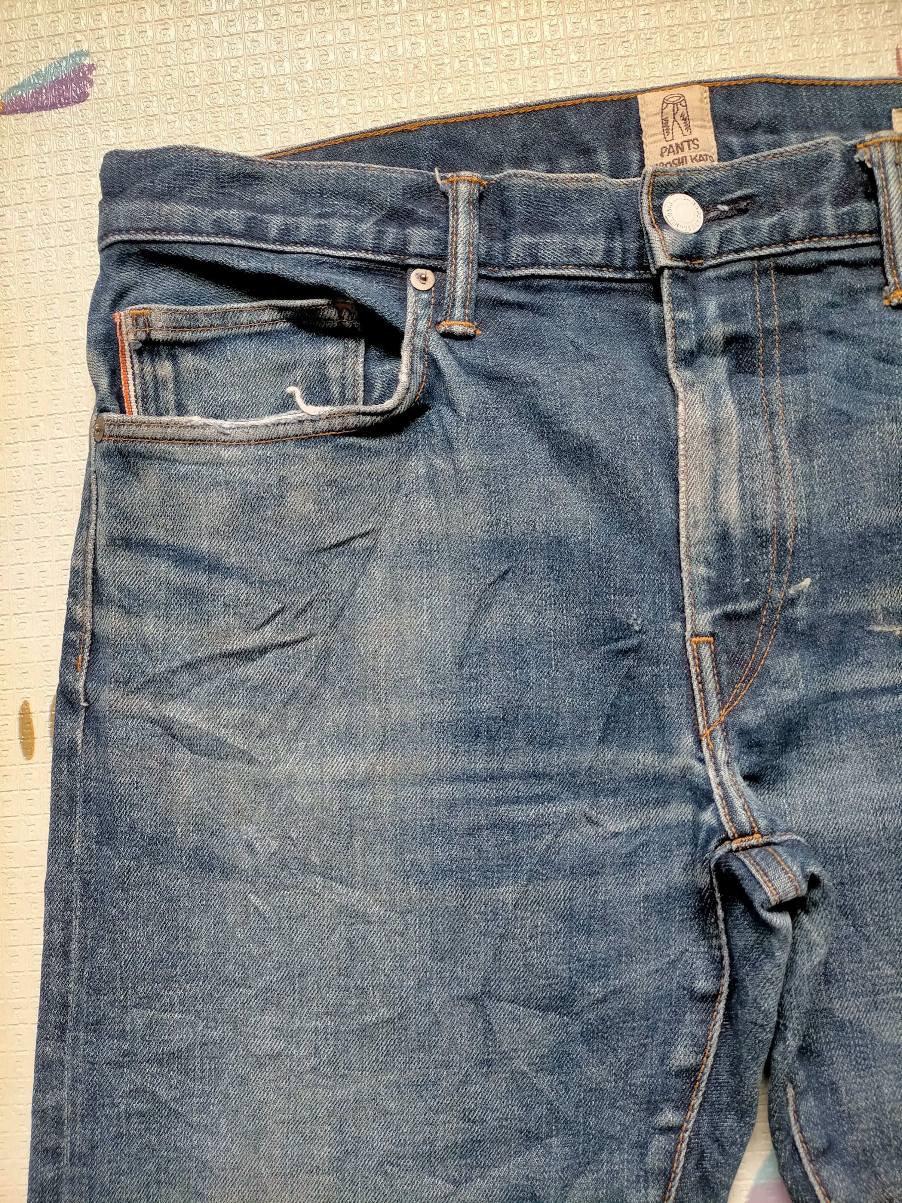 Hiroshi Kato Hiroshi Kato Denim Selvedge Slim Stretch Jeans Size US 34 / EU 50 - 5 Thumbnail