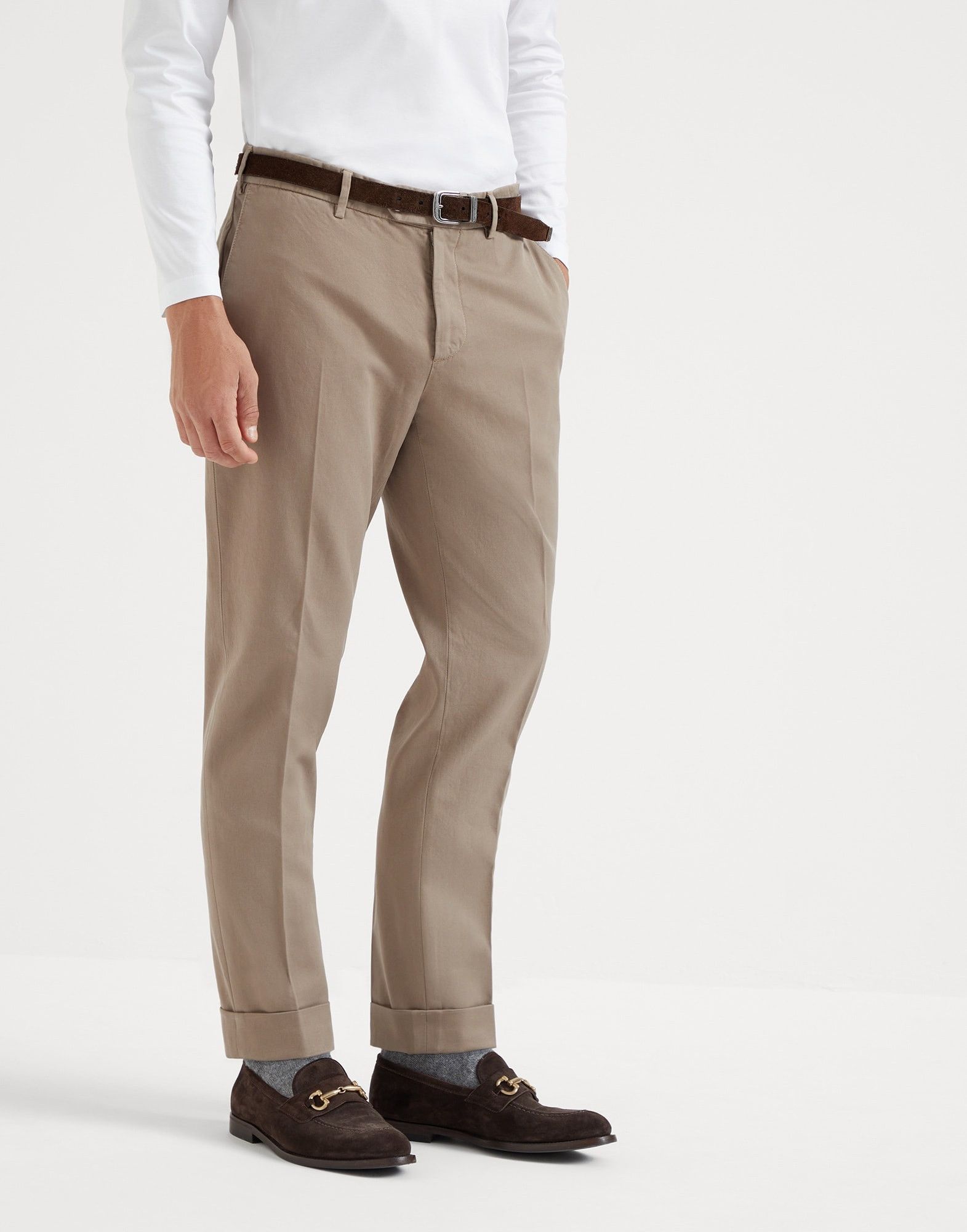 o1la1rc1a0925 Dyed Pants in Brown