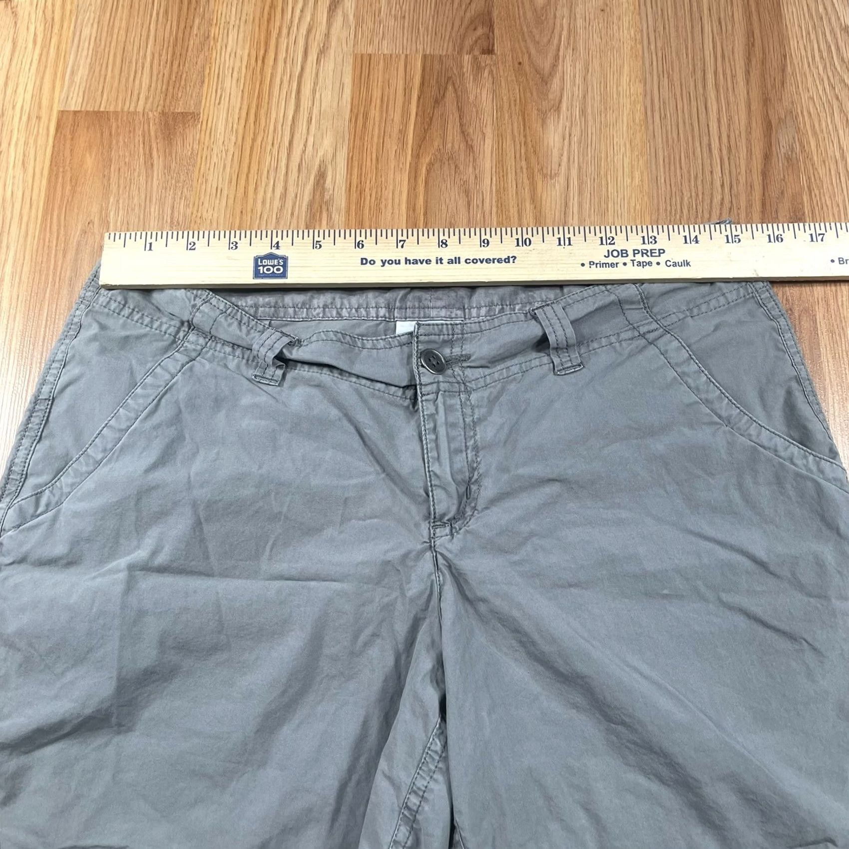 Vintage Columbia Sportswear Company Womens Shorts 6 Green Khaki Flat Front Chino Slacks Size 28" / US 6 / IT 42 - 3 Thumbnail