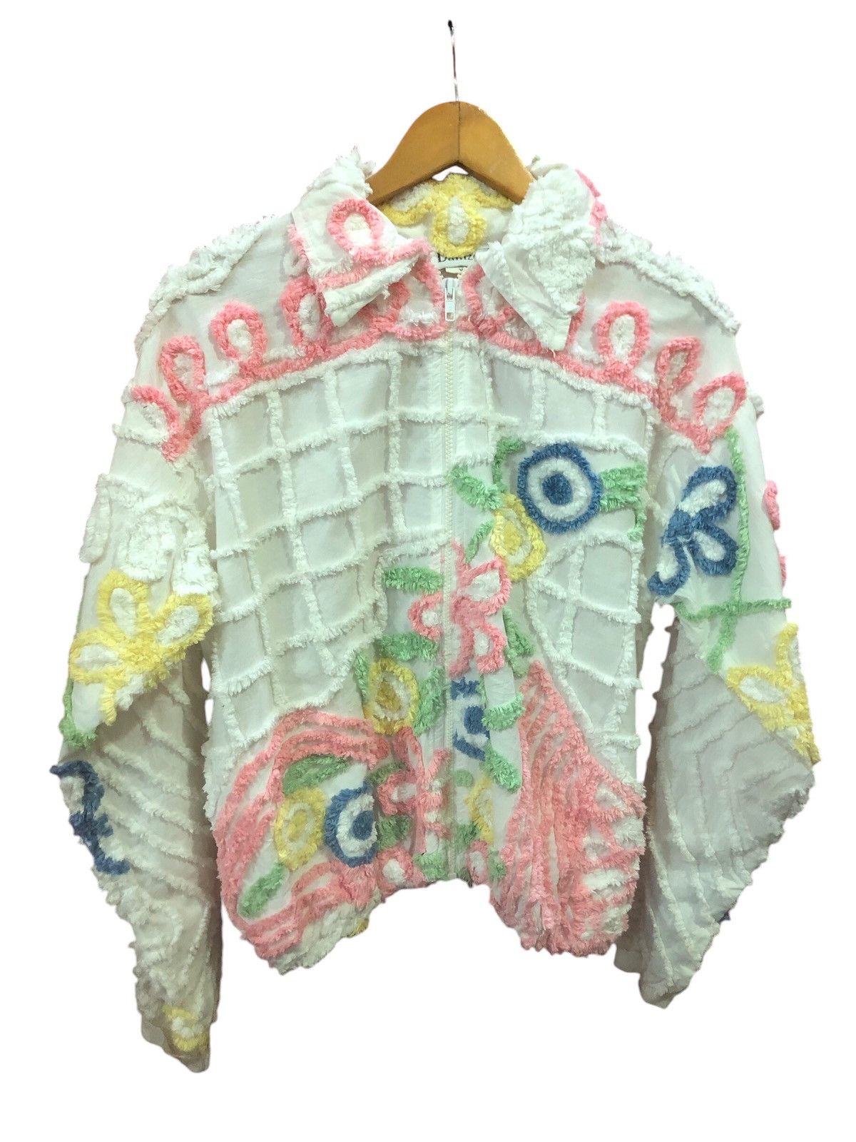 Vintage Vintage Damze Chenille Zipper Jacket Size US L / EU 52-54 / 3 - 1 Thumbnail