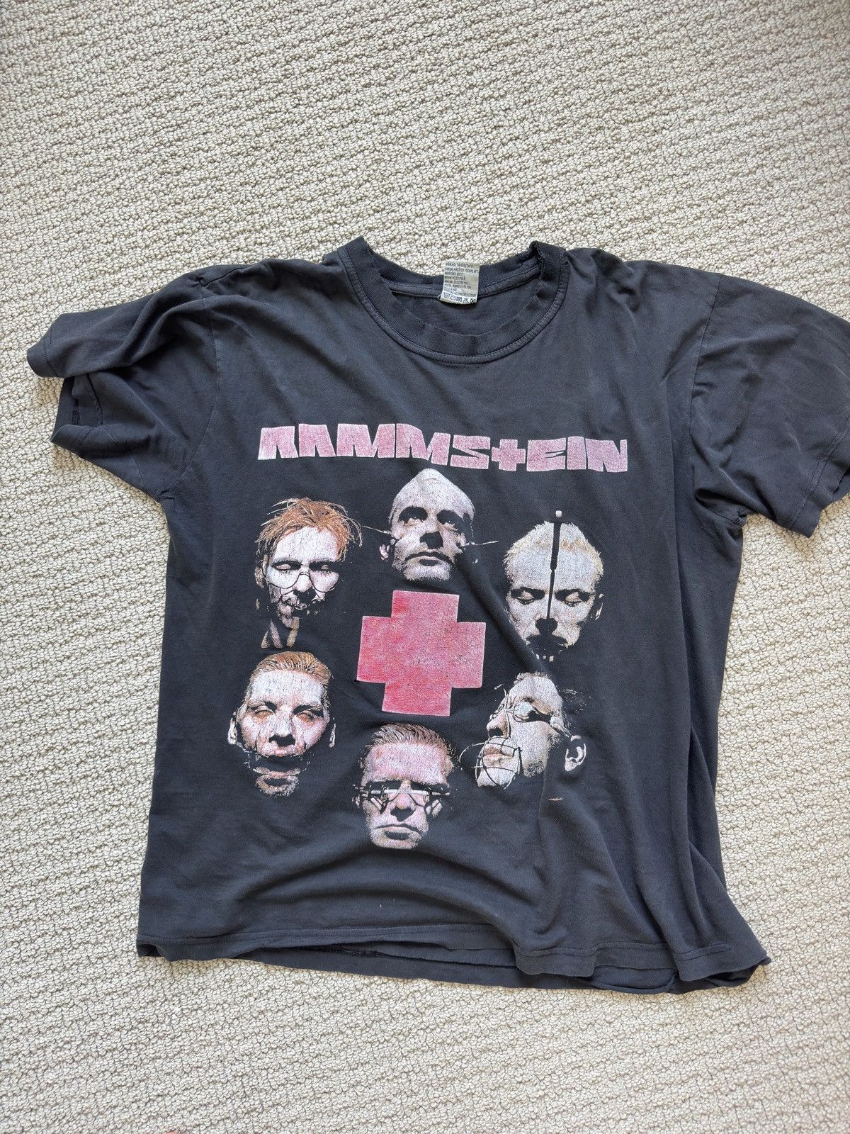 Vintage Vintage Rammstein T-shirt Size US XL / EU 56 / 4 - 1 Thumbnail