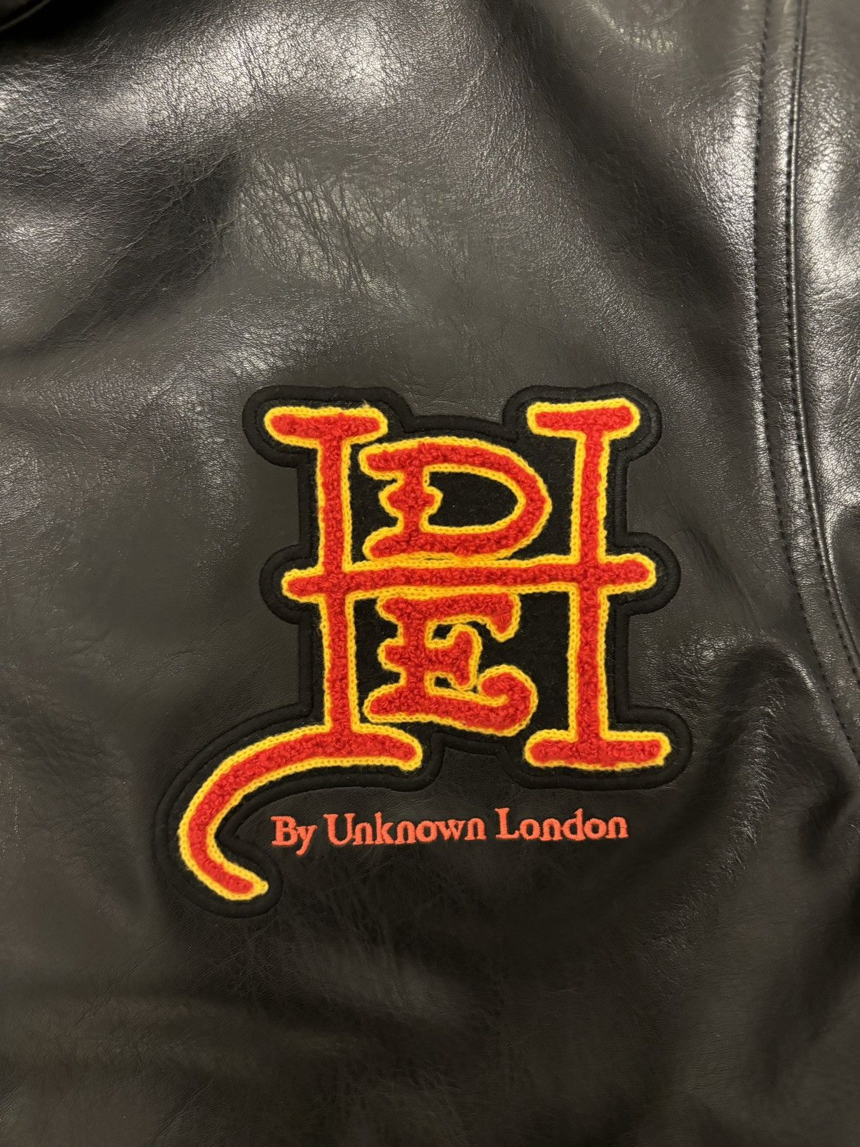 Ed Hardy × Unknown London Ed Hardy x Unknown London leather jacket Size US XS / EU 42 / 0 - 8 Thumbnail