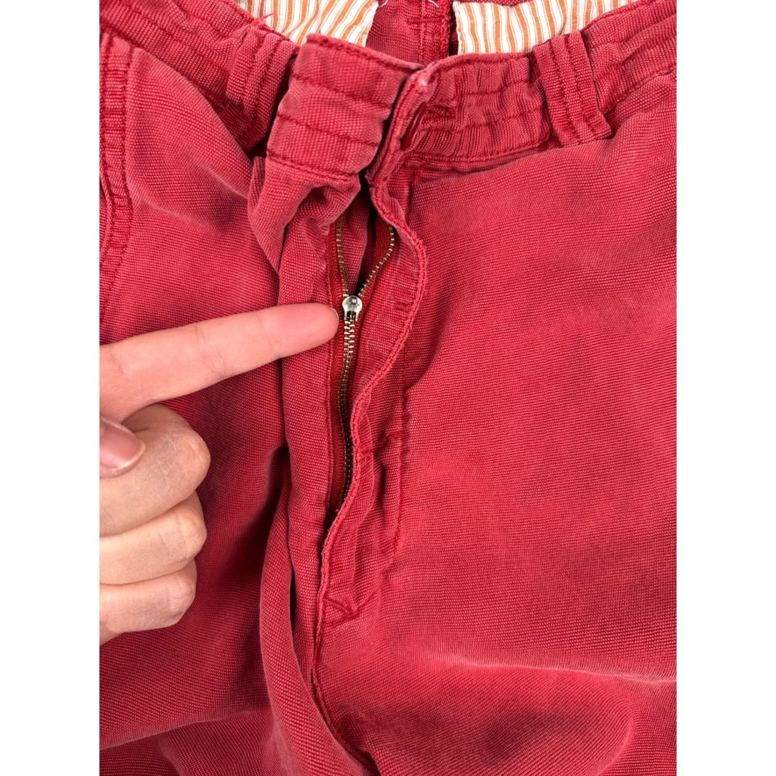 Tommy Bahama Tommy Bahama Shorts Men Red Cargo Cotton Tencel Blend Flat Front RELAX 36 34x8 Size US 36 / EU 52 - 2 Thumbnail