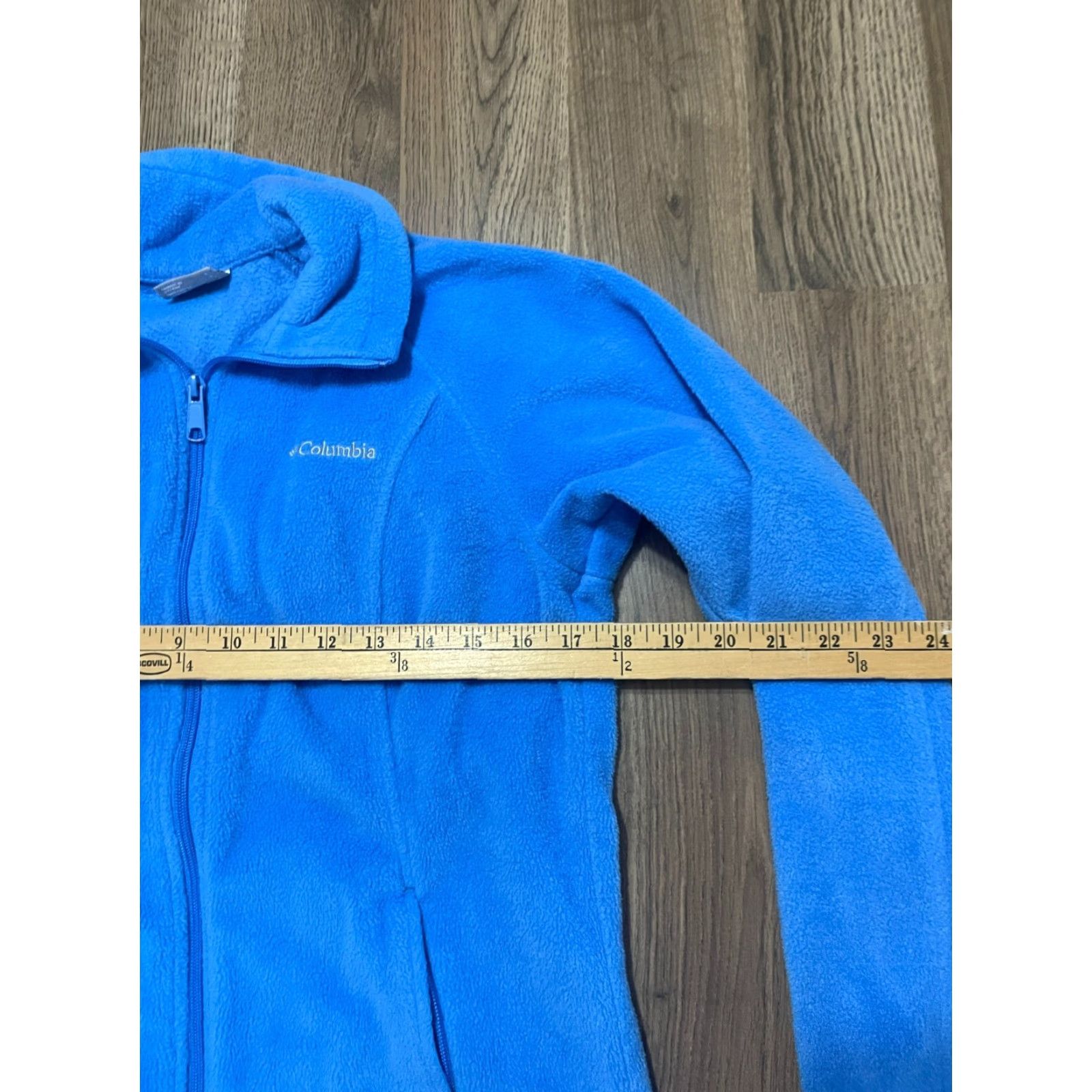 Vintage Columbia Sweater Women’s Size S Blue Full Zip Fleece Pockets Size S / US 4 / IT 40 - 5 Thumbnail