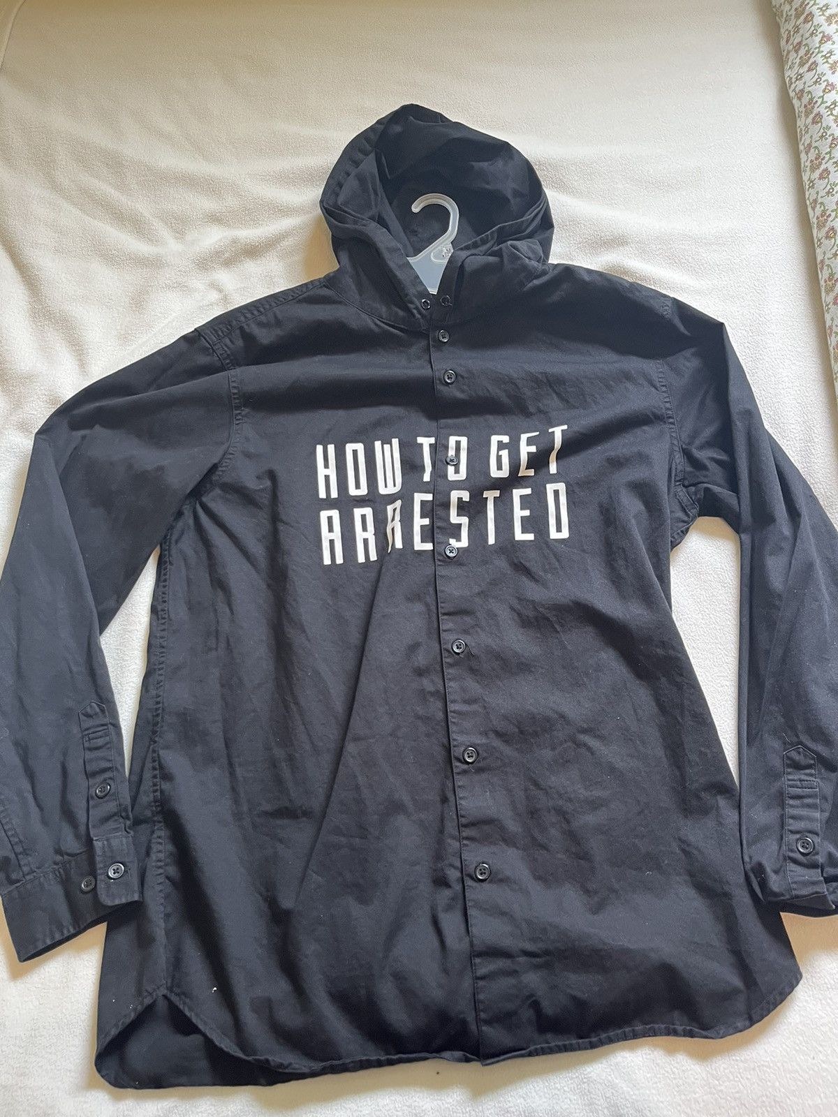 Supreme arrested hooded shirt