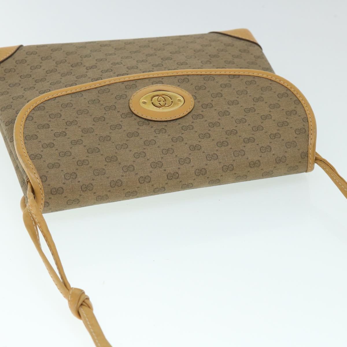 Gucci GUCCI Micro GG Canvas Shoulder Bag Pvc Leather Beige 007 92 Size ONE SIZE - 6 Thumbnail