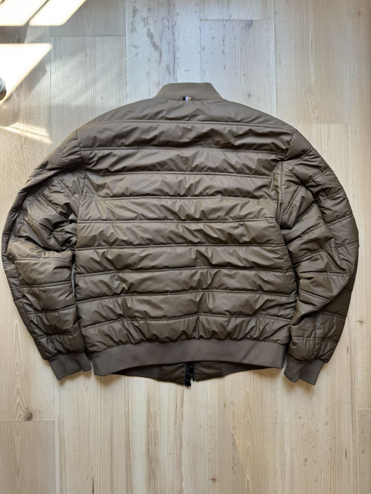 Hugo Boss Hugo Boss Caradoc Men’s Quilted Bomber Jacket – Brown Size US L / EU 52-54 / 3 - 9 Thumbnail