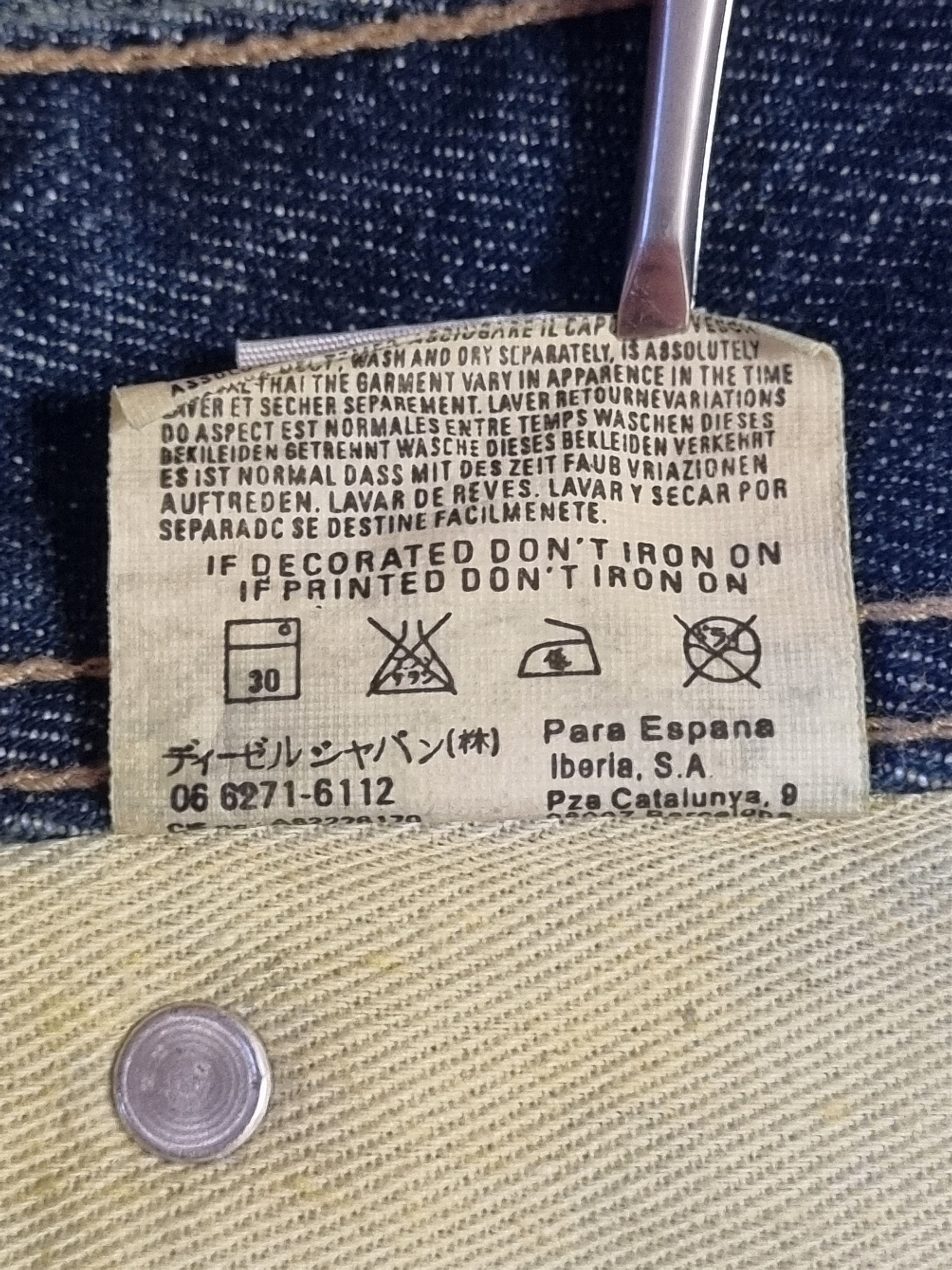 Diesel Vintage Diesel Punk Logo Mini Jeans Skirt Size 30" / US 8 / IT 44 - 9 Thumbnail