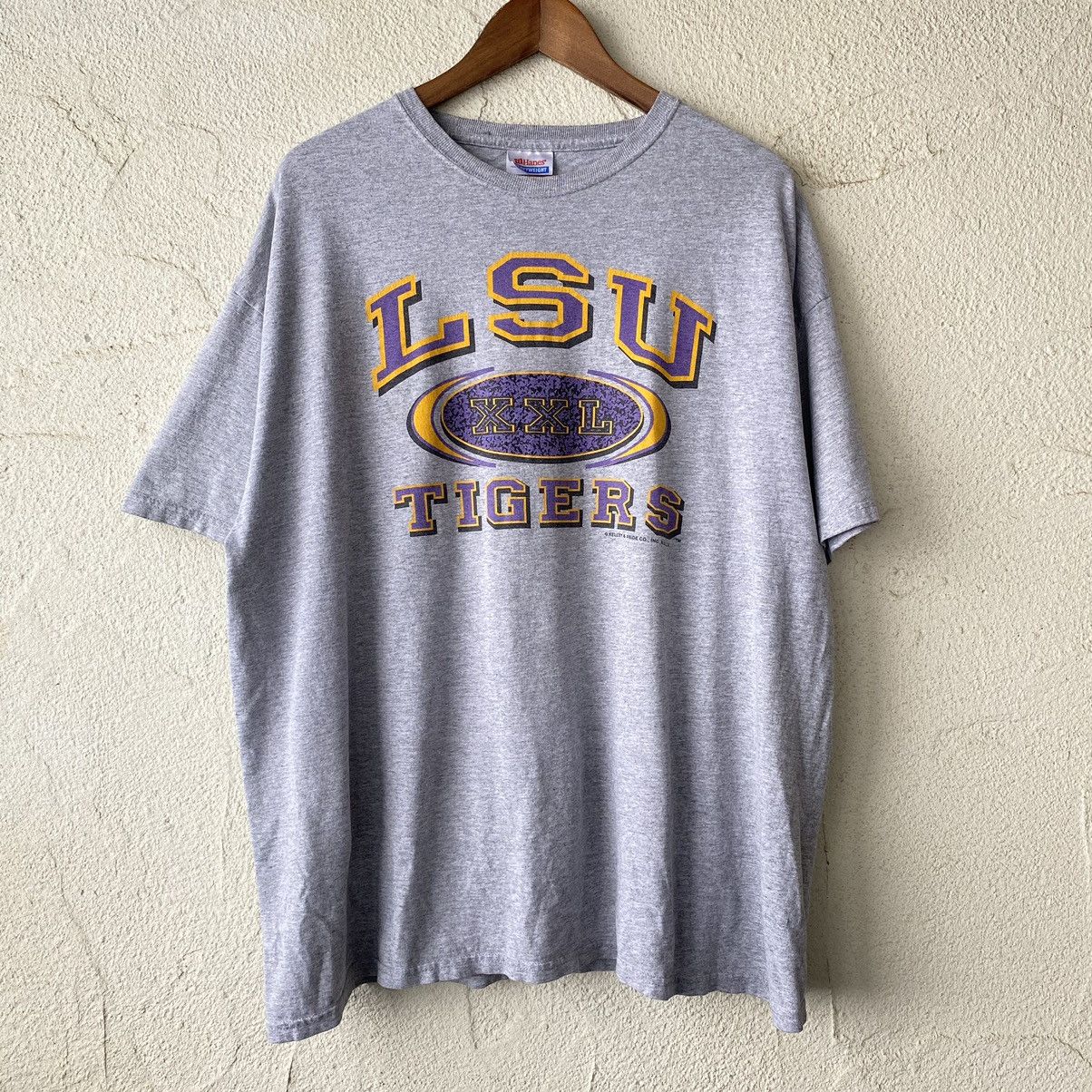 NCAA Vintage LSU Tigers NCAA College University T-shirt Size US XL / EU 56 / 4 - 1 Thumbnail