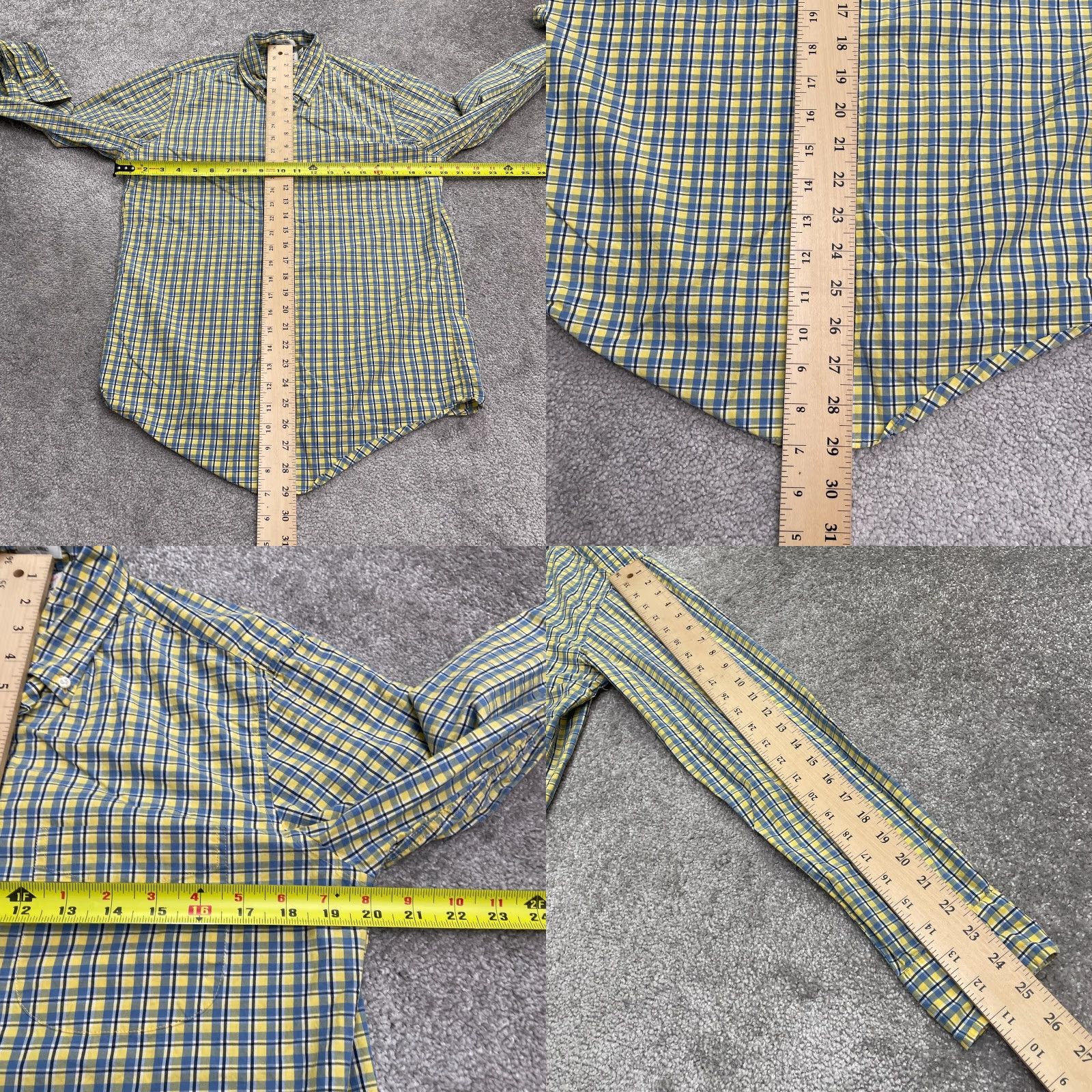 J.Crew J.CREW Shirt Mens Small Multicolor Plaid Long Sleeve Button-Down Classic Fit Casual Shirts Size US S / EU 44-46 / 1 - 8 Thumbnail