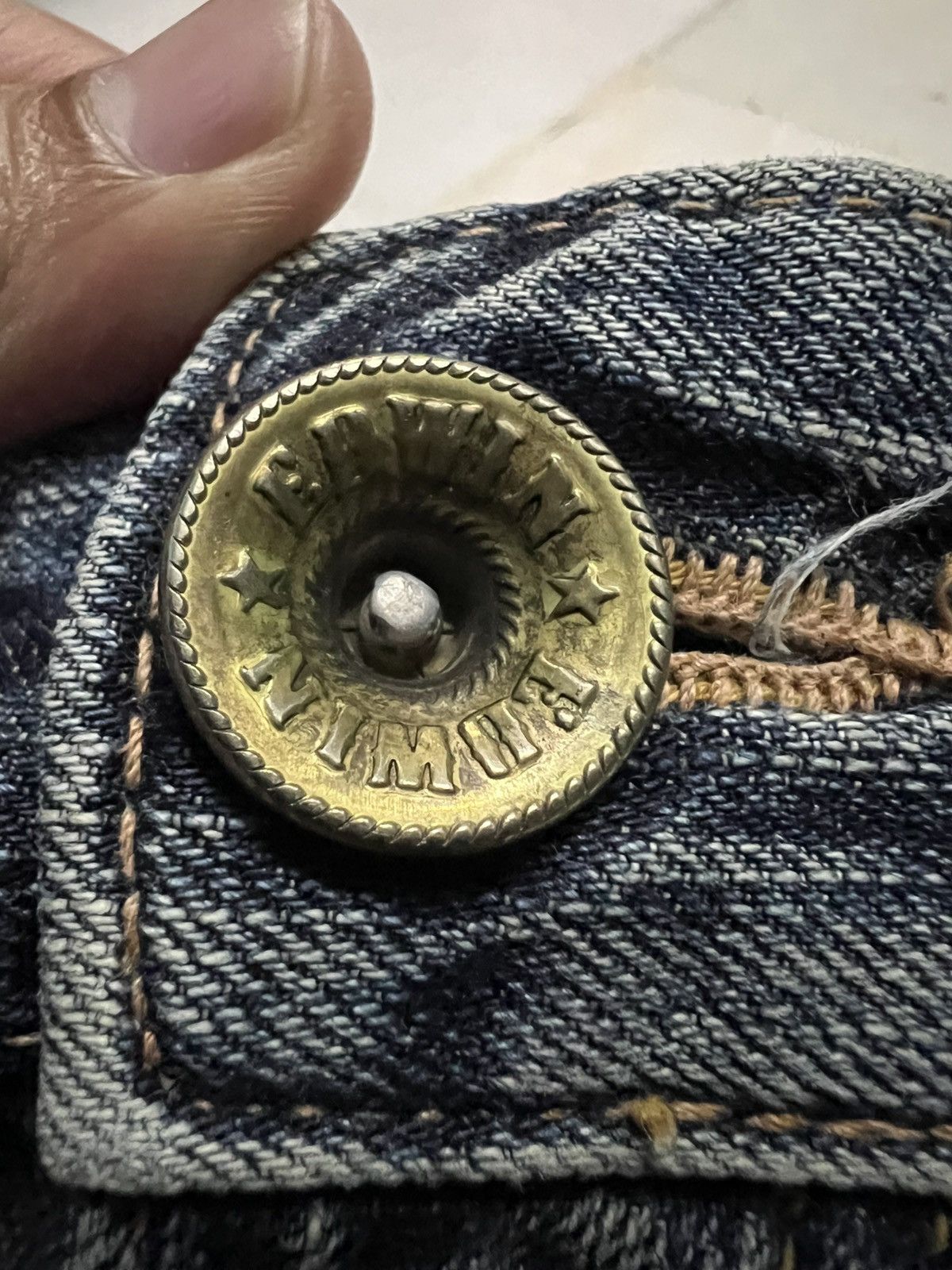 Edwin 💥Rare💥Edwin Exclusive Vintage Buffalo Head Jeans Size US 30 / EU 46 - 10 Thumbnail