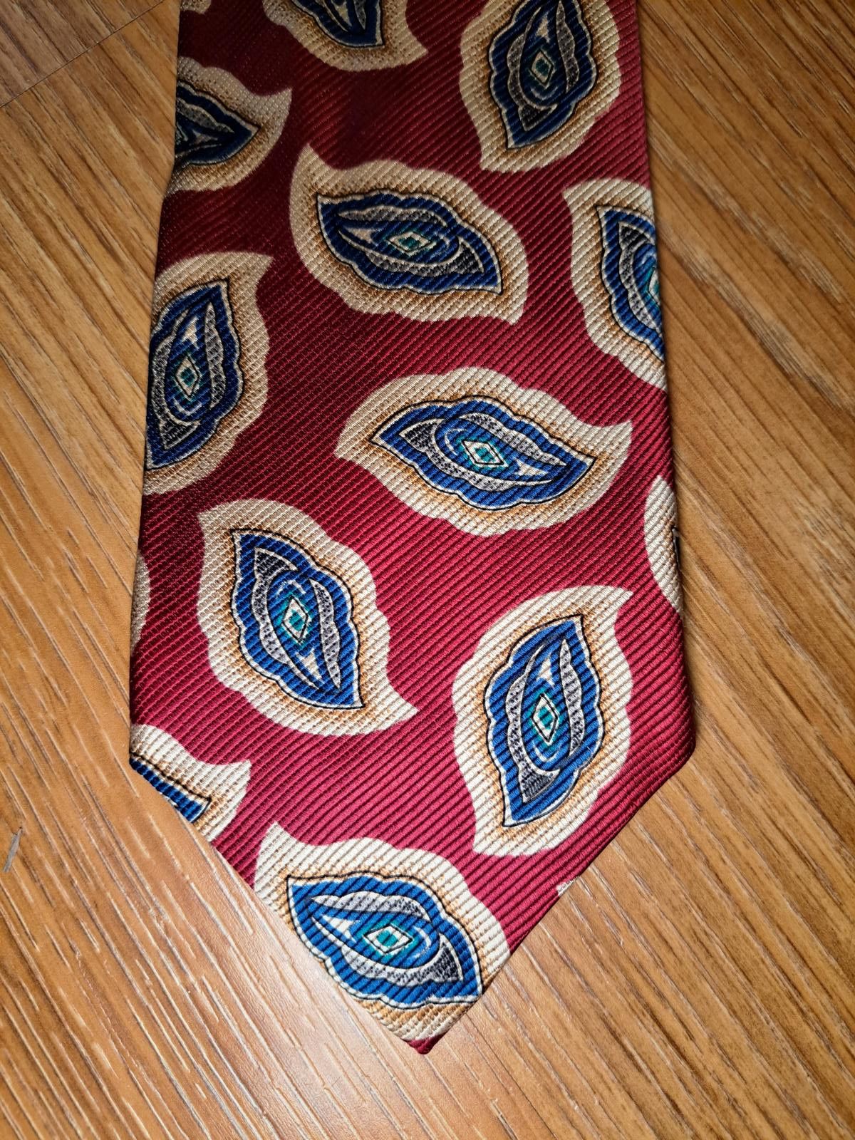 Robert Talbott Robert Talbott Silk Tie Red Multicolor Floral Handmade Wide Size ONE SIZE - 1 Thumbnail