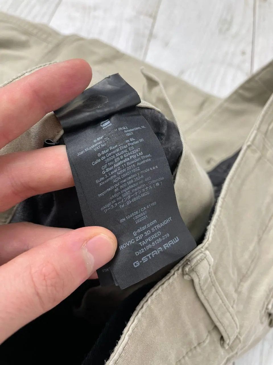 G-Star Vintage G-Star Rovic Zip 3D Straight Tapered Cargo Pants Size US 32 / EU 48 - 9 Thumbnail
