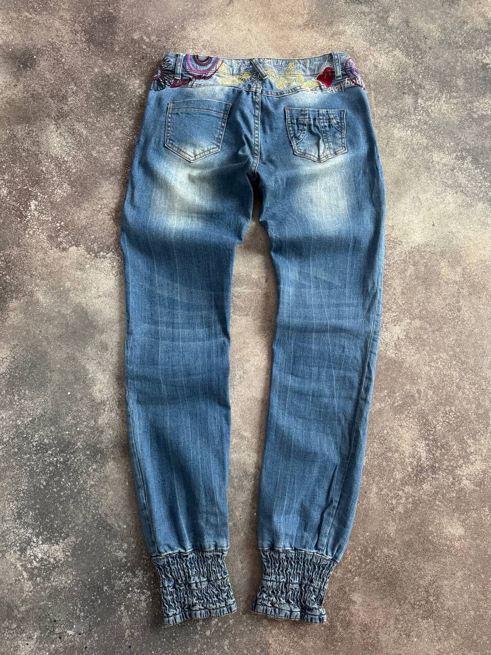 Desigual × Japanese Brand × Vintage Y2K Desigual Vintage Amazing Skinny Cuffed Jeans Size 27" / US 4 / IT 40 - 2 Thumbnail