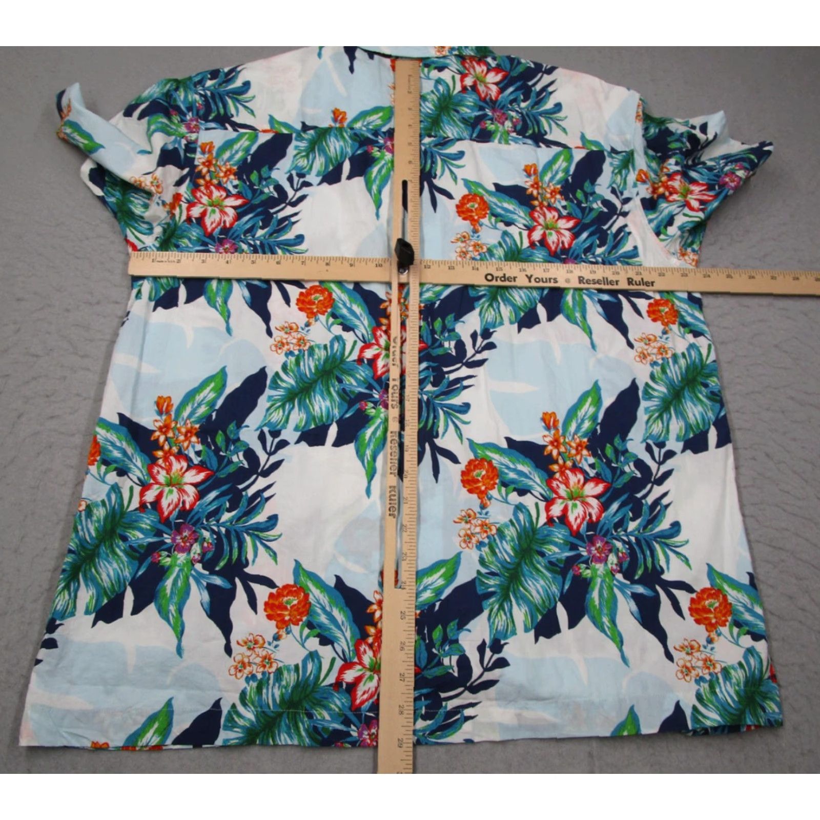 Superdry VINTAGE Superdry Hawaiian Shirt Mens 2XL Short Sleeve Button-Up Cotton Beach Tropical Summer Blue Size US XXL / EU 58 / 5 - 5 Thumbnail